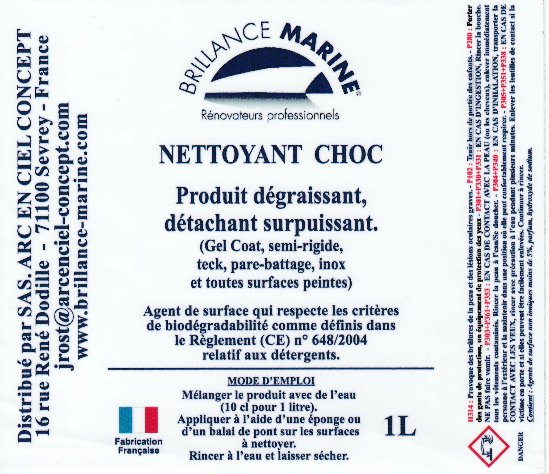 Savon nettoyant Choc