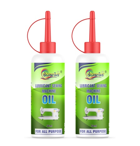 Dwarika (Pack of Two) Lubricating Machine Oil for Home/Shop Sewing Machine for Singer/Usha/Sapna/Merit/Brother/Rajesh -Pack of 2