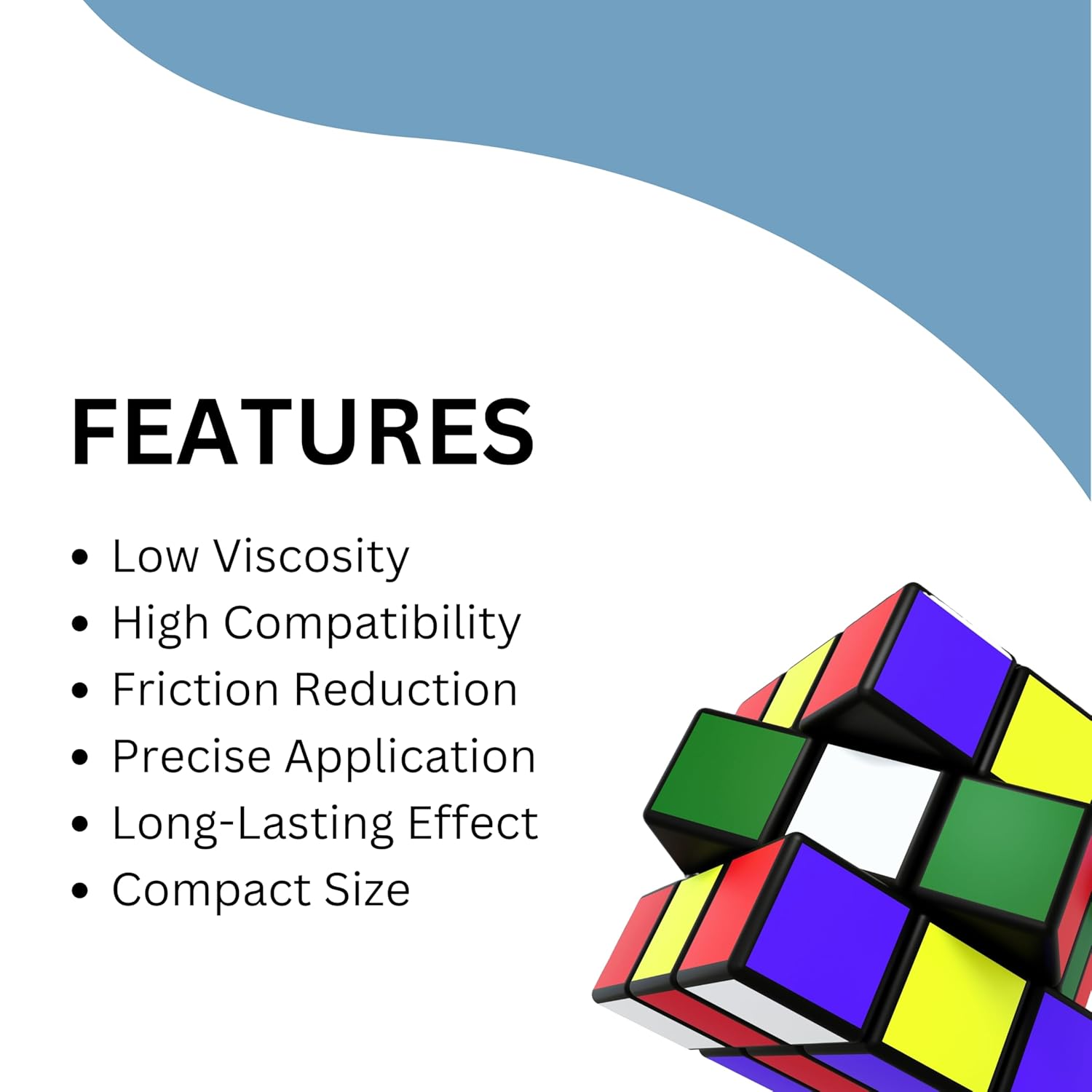 Dwarika, Silicone Oil Lubricant For Rubik's Cube | Puzzle Cube | Reduce Friction Rubik's Cube | 30ML