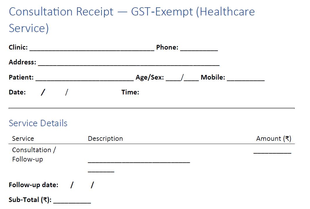 All your clinic paperwork in one place — Download once. Print forever.