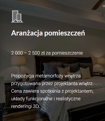 Aranżacja pomieszczeń