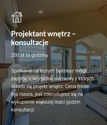 Projektant Wnętrz - Konsultacje