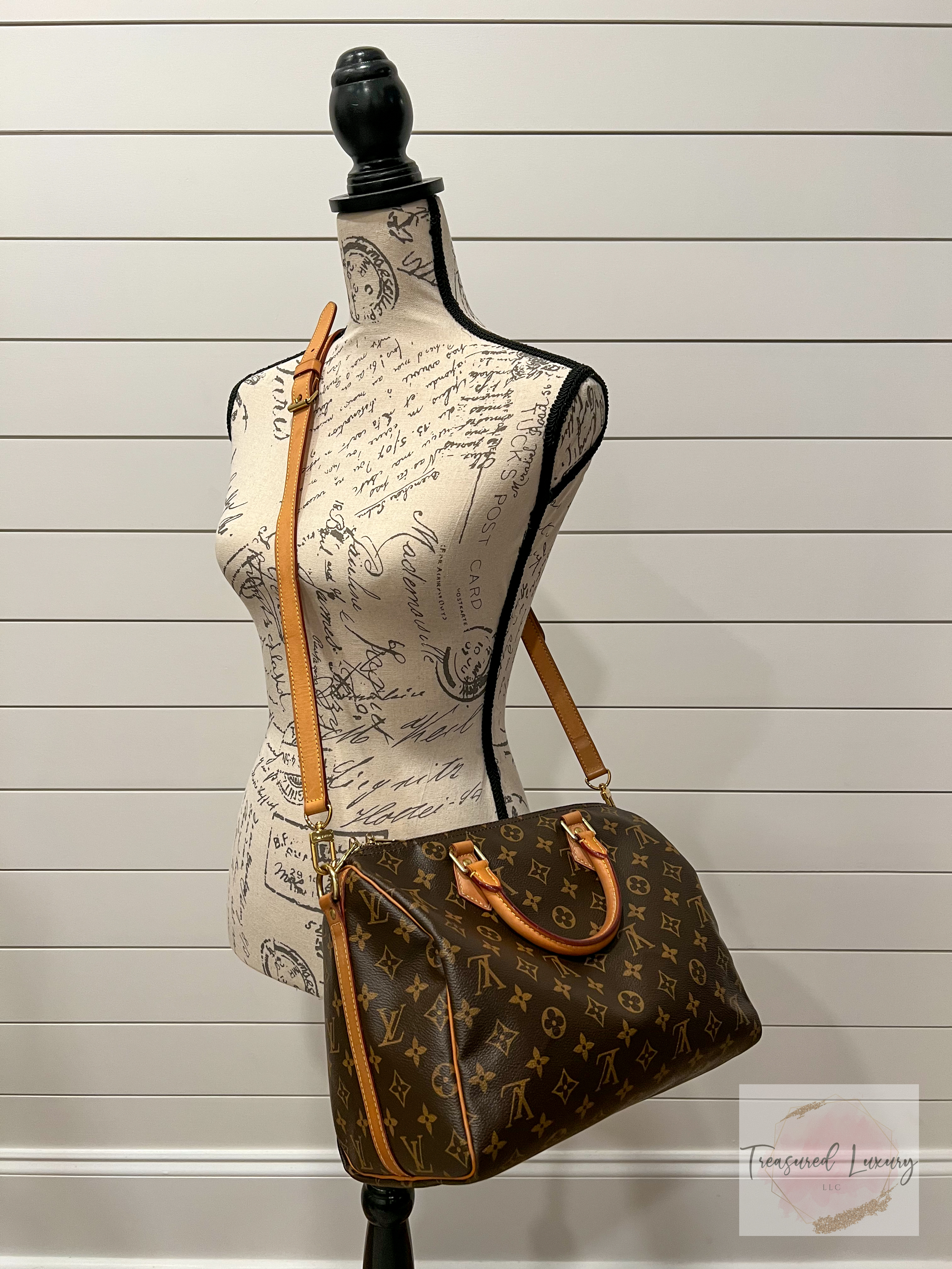 LOUIS VUITTON MONOGRAM SPEEDY BANDOULIERE 30