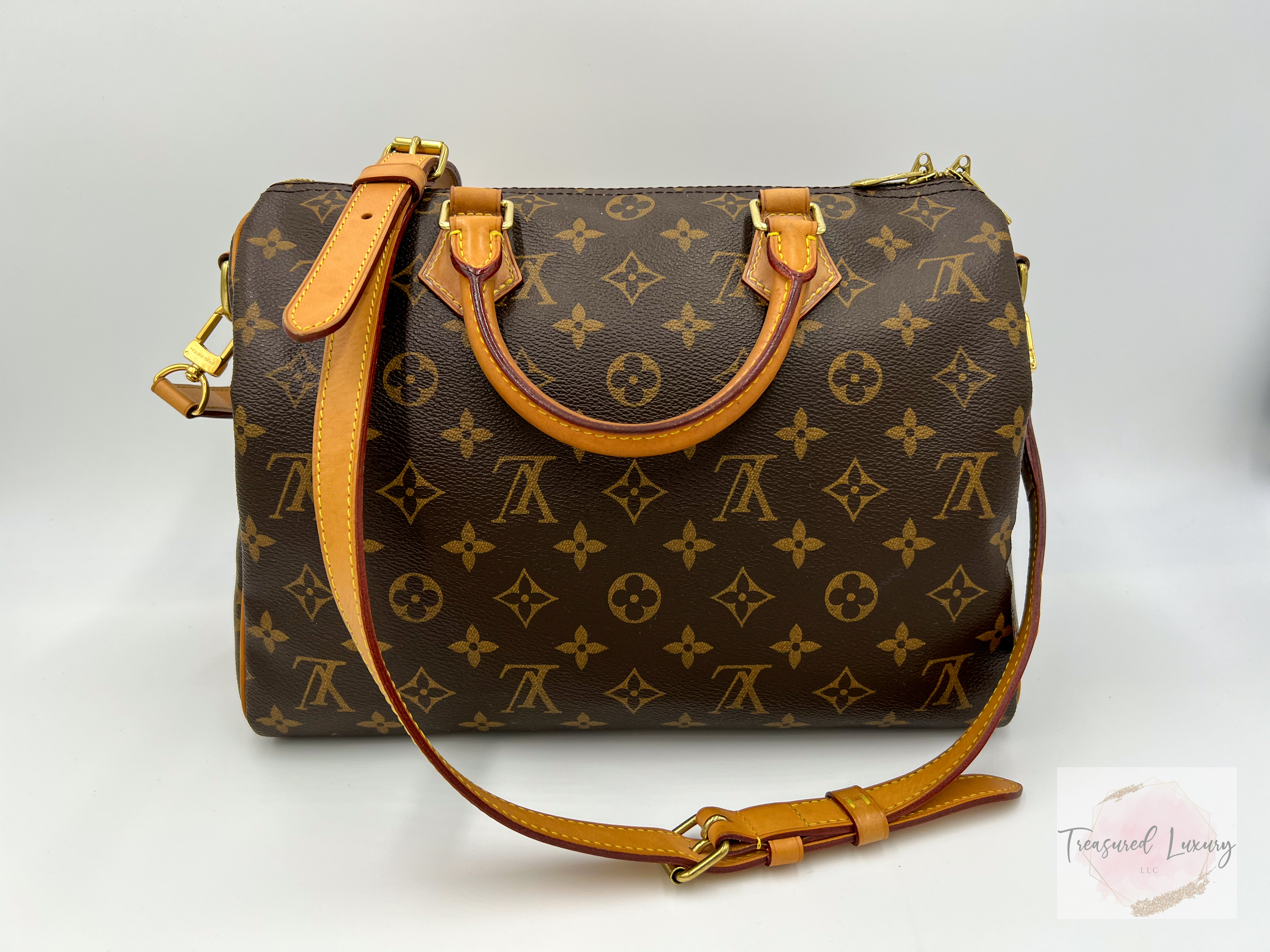 LOUIS VUITTON MONOGRAM SPEEDY BANDOULIERE 30