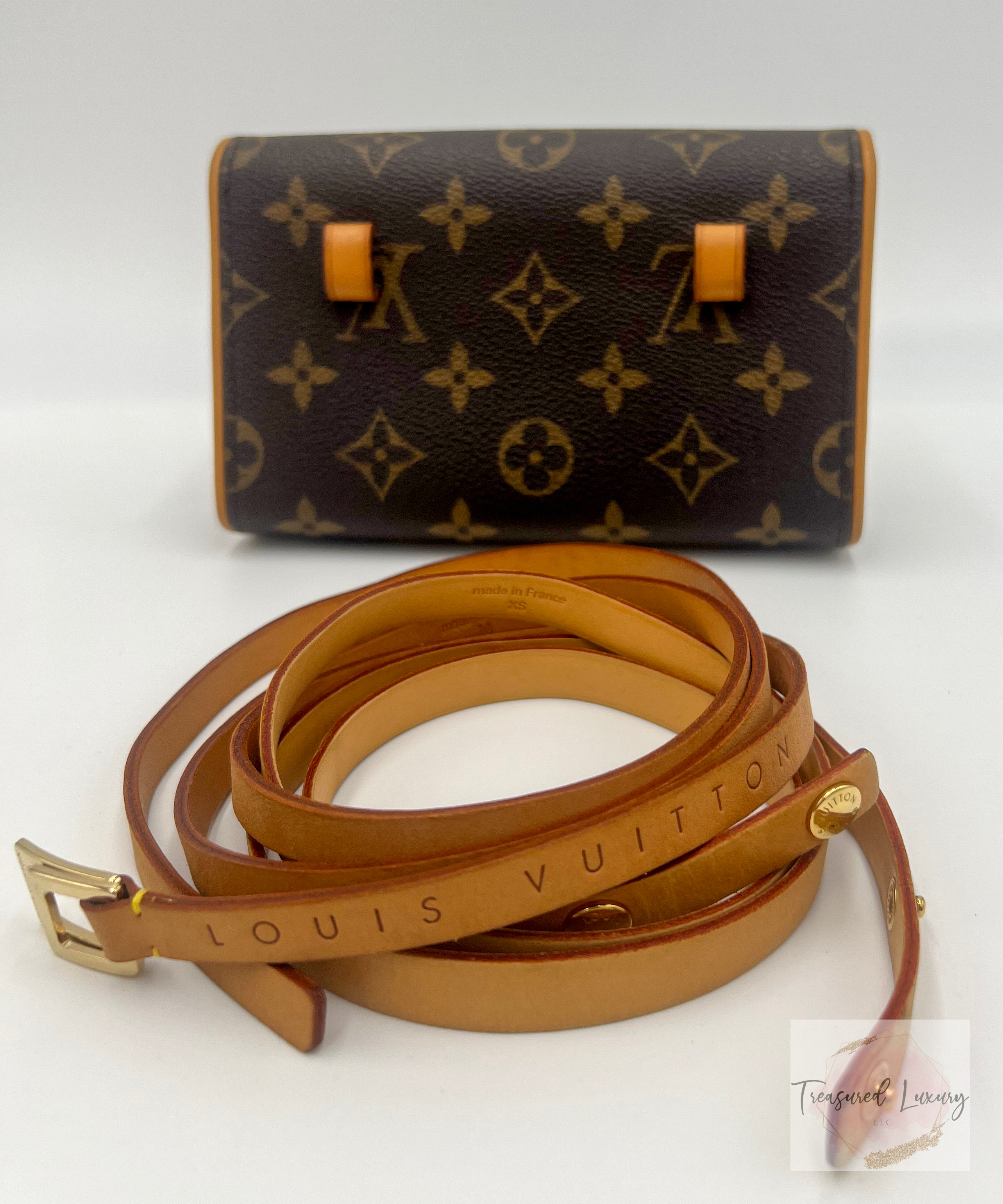 LOUIS VUITTON MONOGRAM CANVAS POCHETTE FLORENTINE, WITH 2 STRAPS