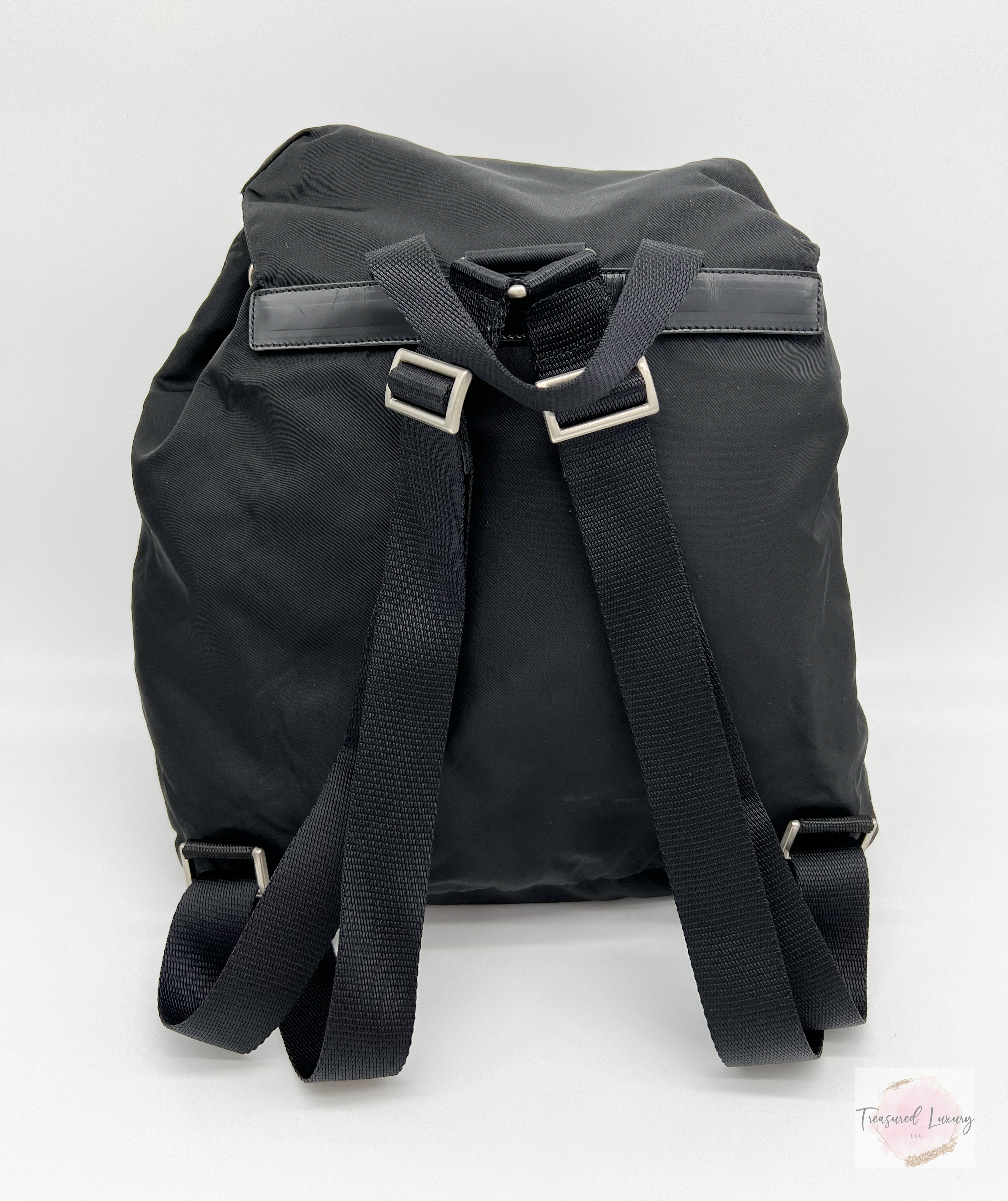 PRADA NYLON TESSUTO RUCKSACK BLACK