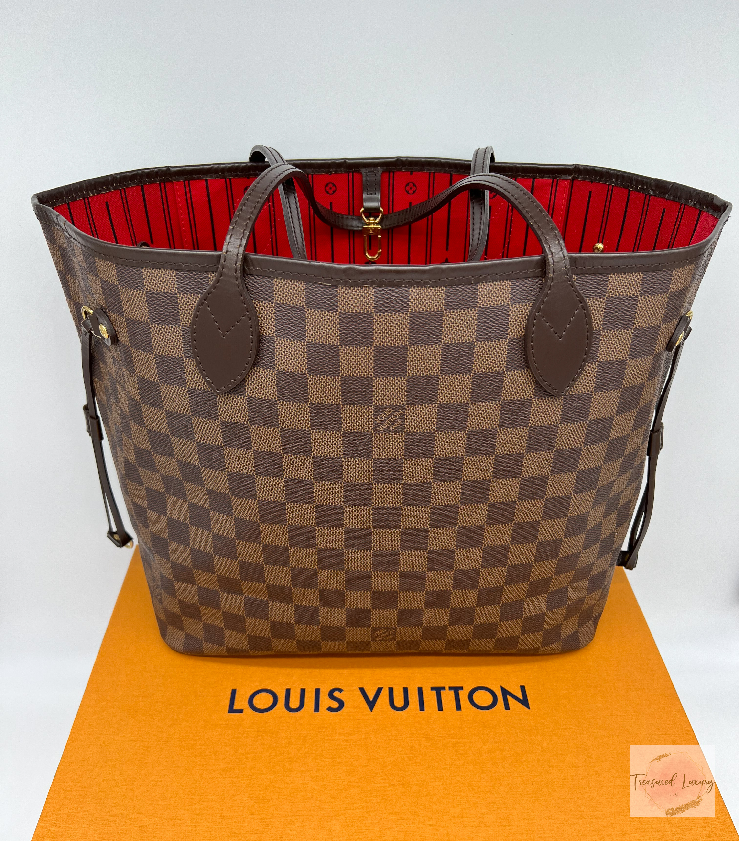 LOUIS VUITTON NEVERFULL DAMIER EBENE MM