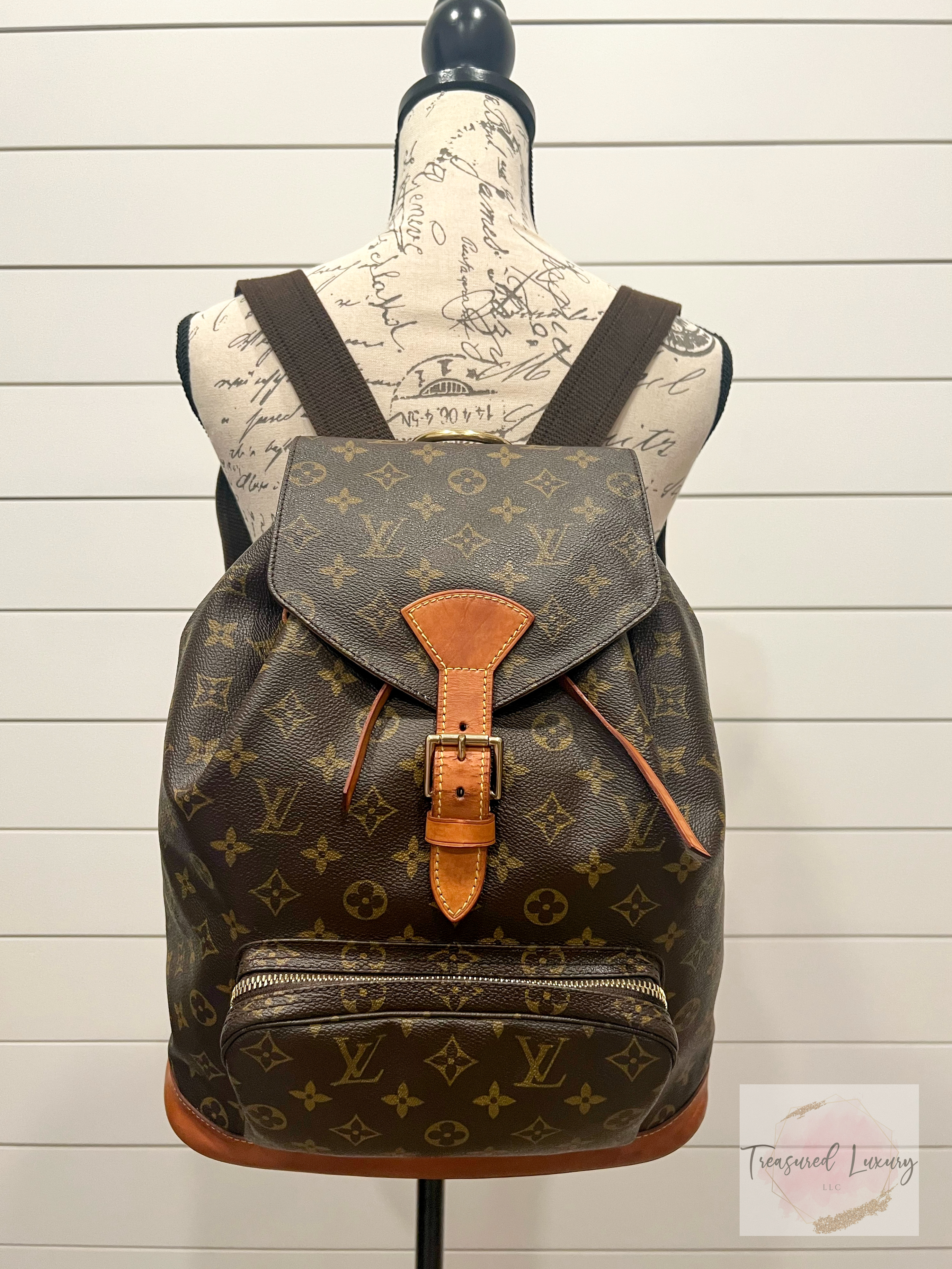 LOUIS VUITTON MONOGRAM MONTSOURIS GM BACKPACK