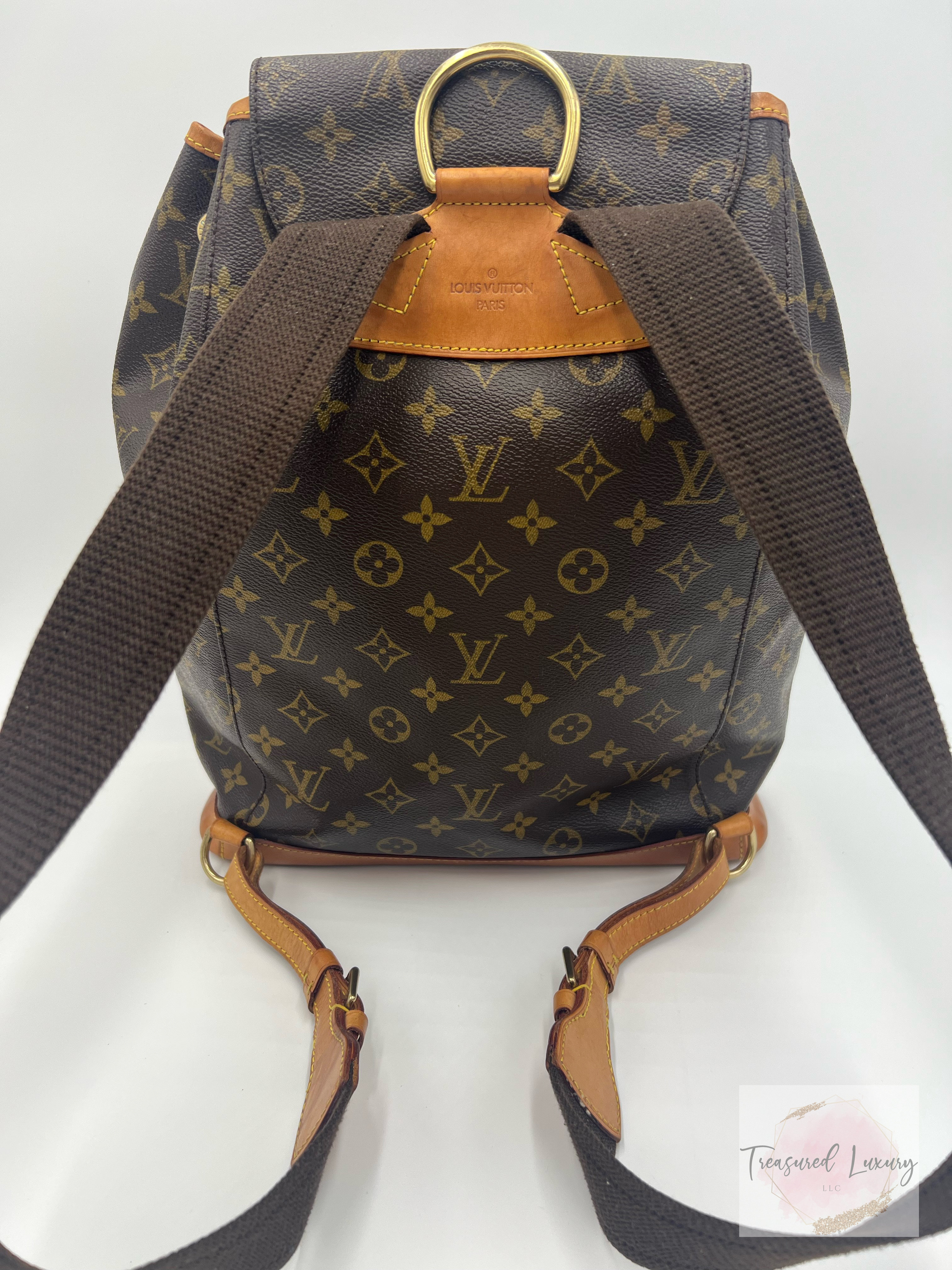 LOUIS VUITTON MONOGRAM MONTSOURIS GM BACKPACK
