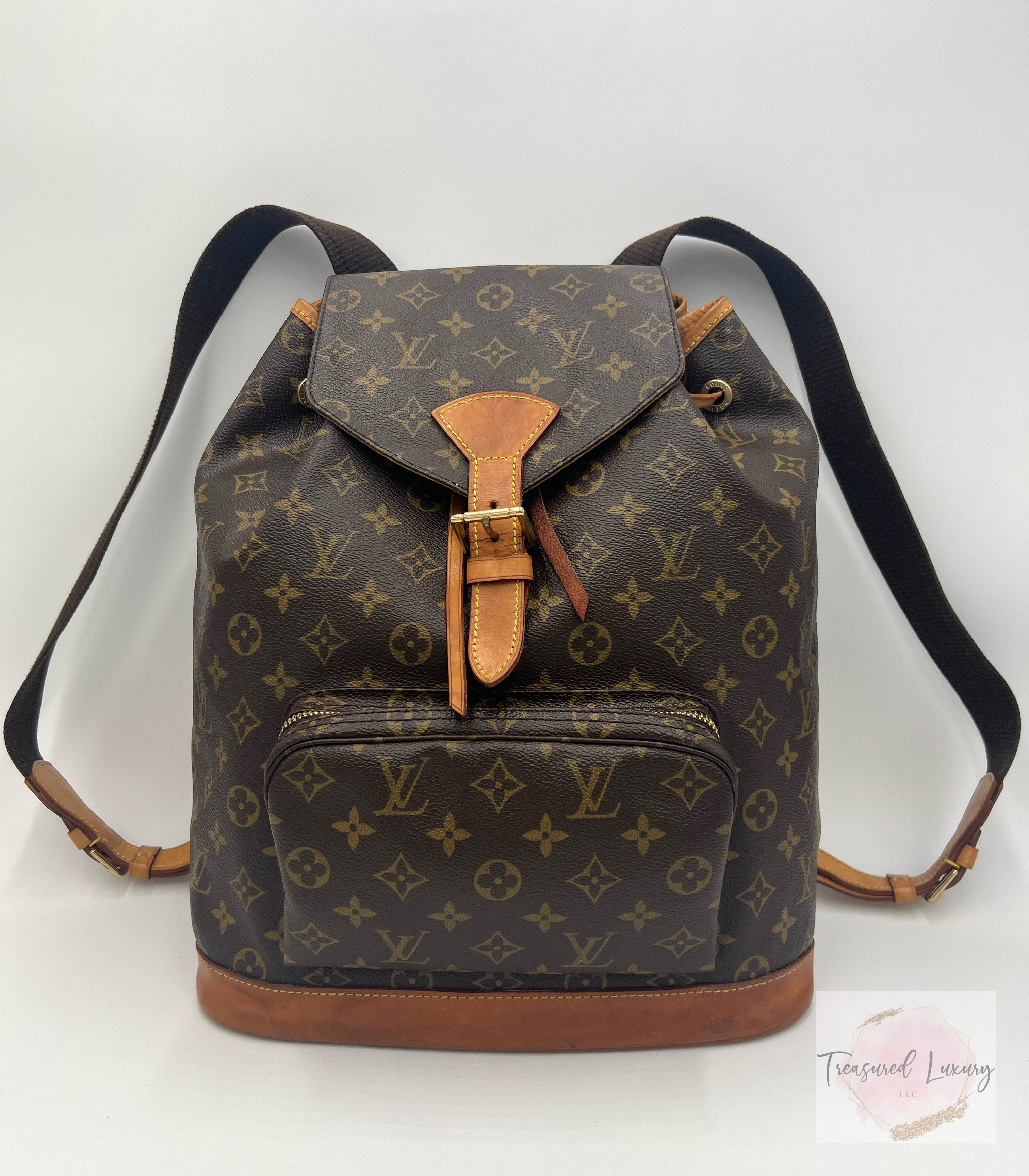 LOUIS VUITTON MONOGRAM MONTSOURIS GM BACKPACK