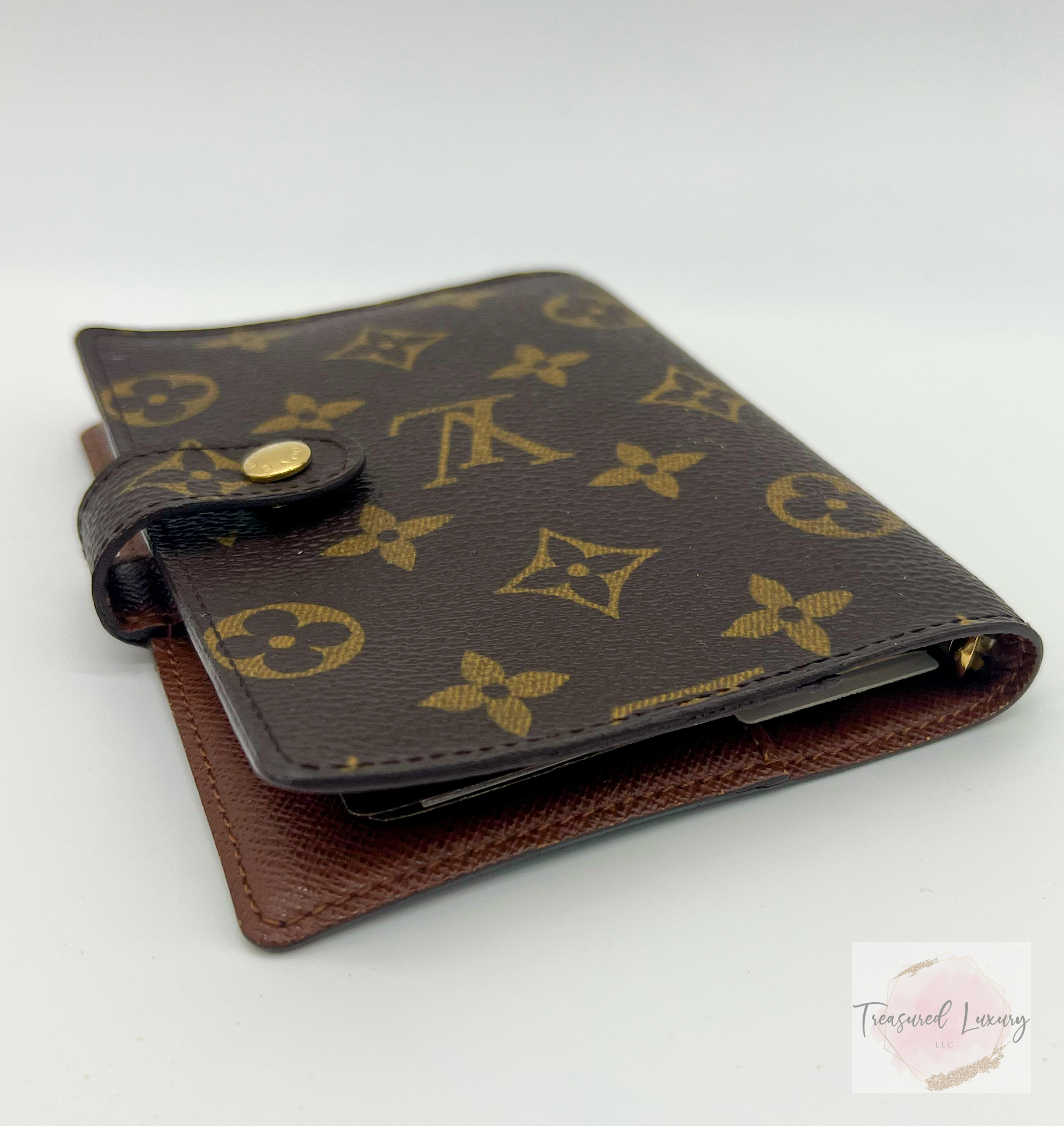 LOUIS VUITTON SMALL RING AGENDA COVER, MONOGRAM