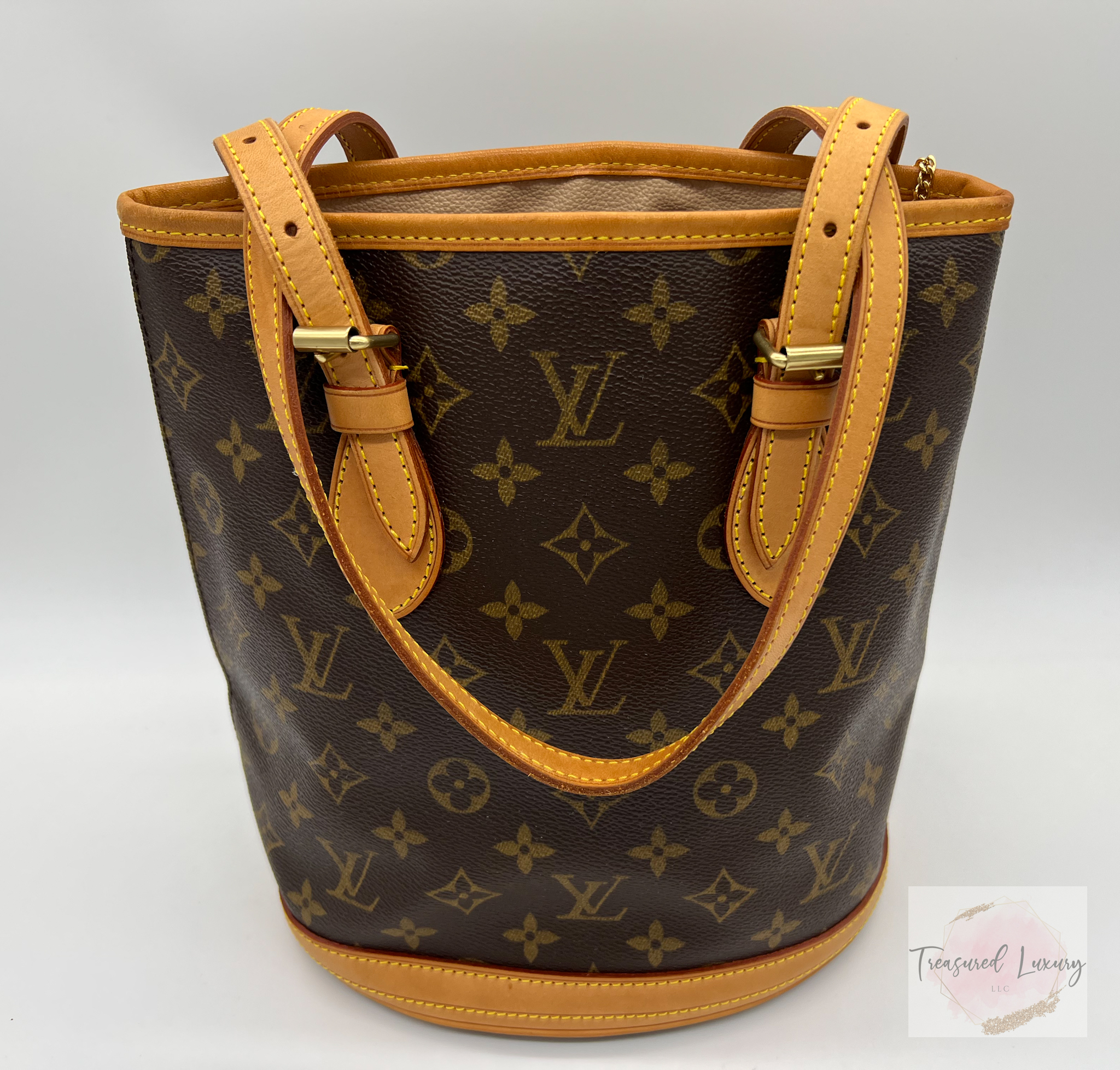 LOUIS VUITTON PETIT BUCKET WITH POUCH