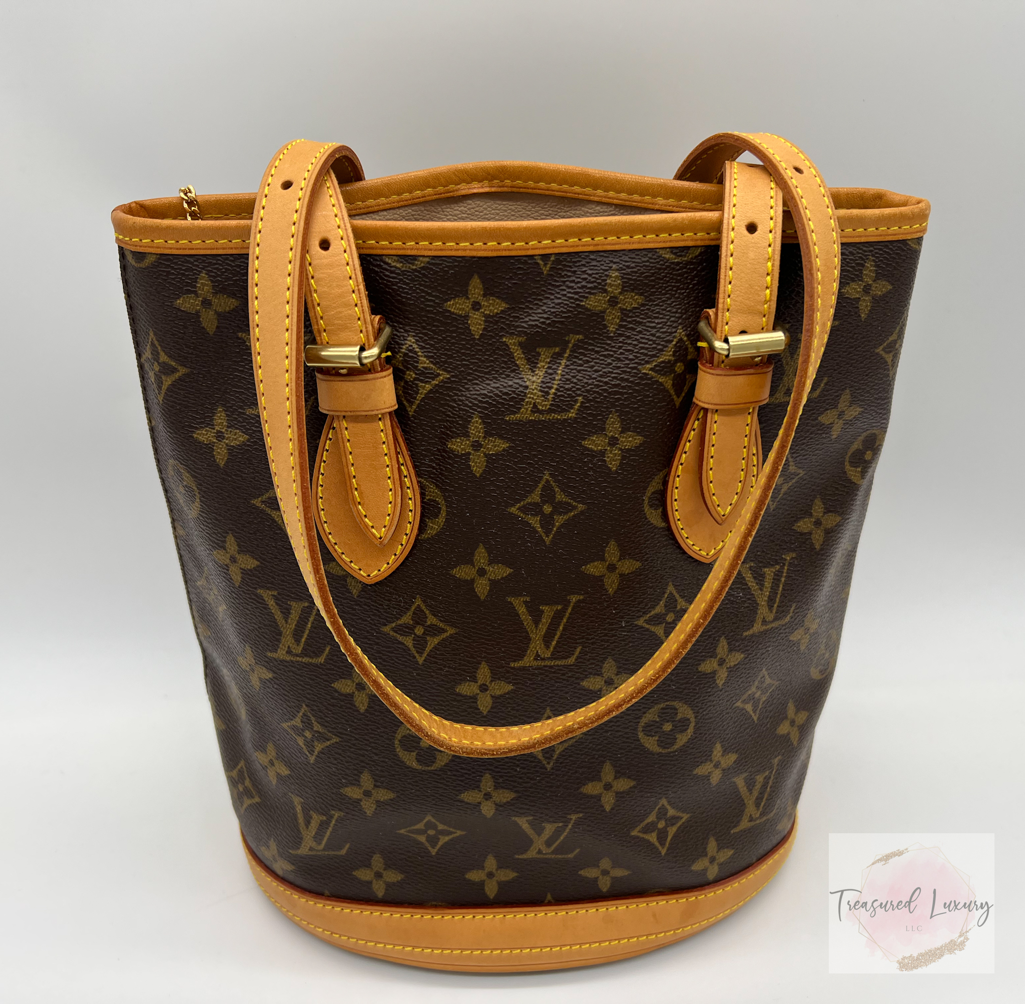 LOUIS VUITTON PETIT BUCKET WITH POUCH