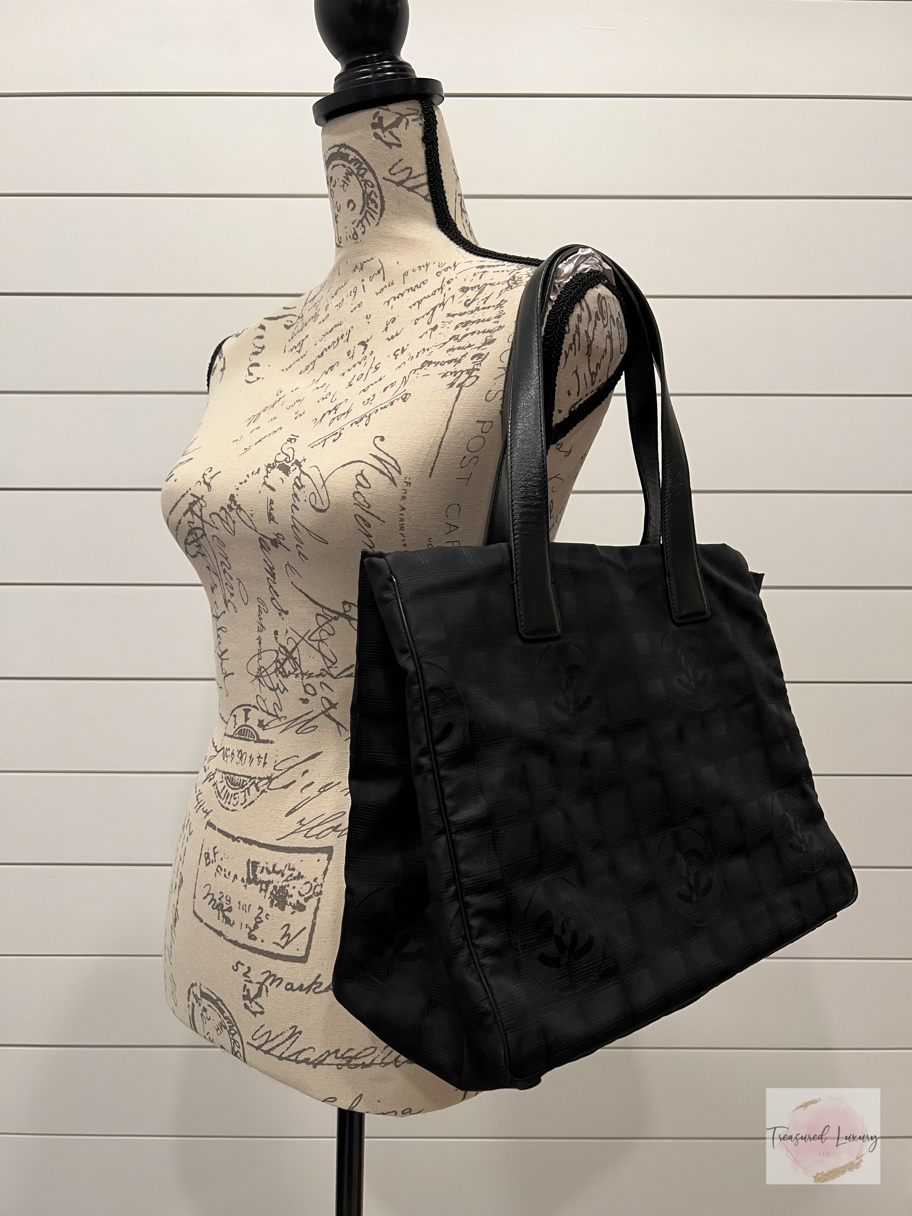CHANEL NYLON CANVAS NEW TRAVEL LINE, BLACK