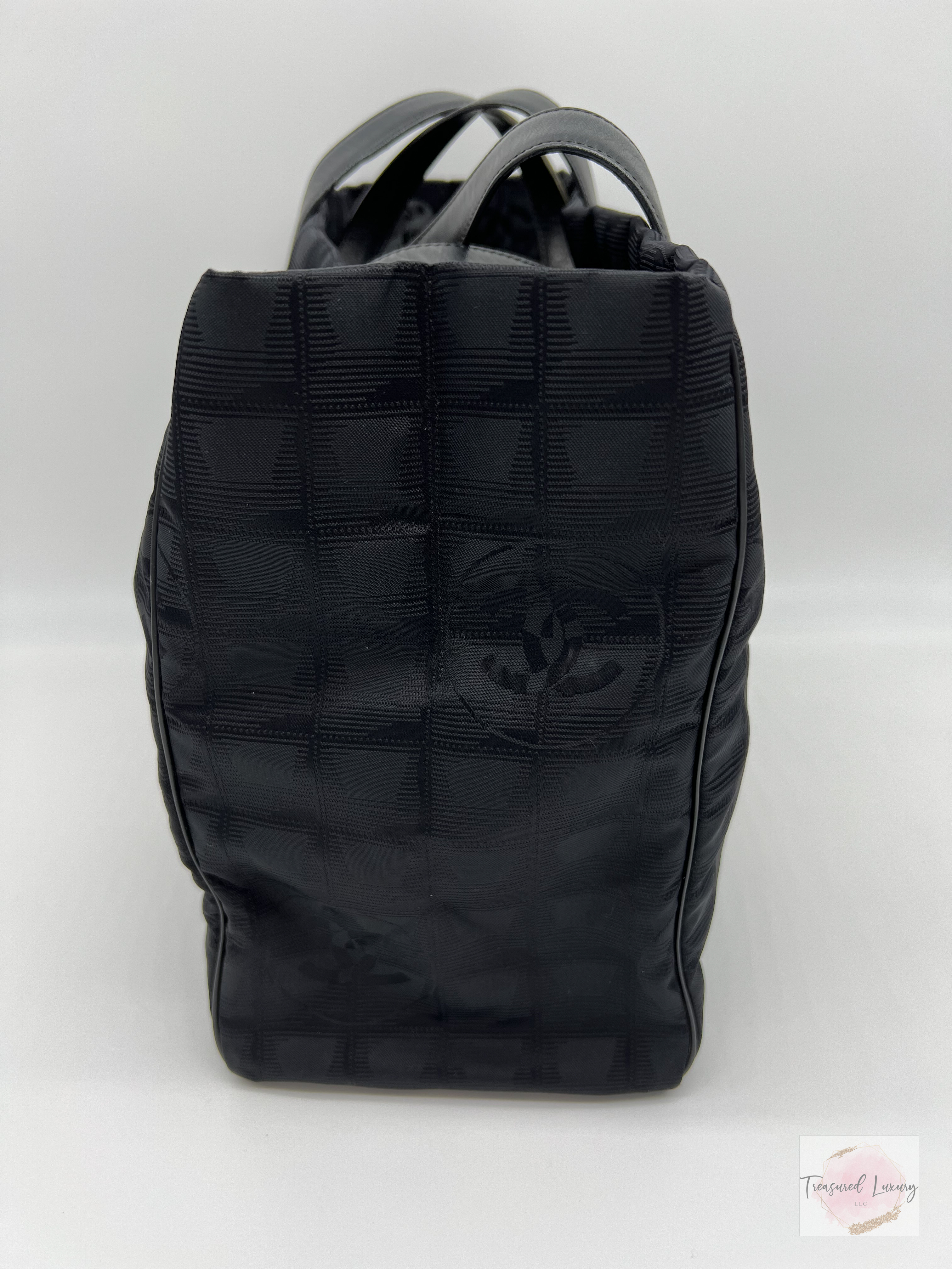 CHANEL NYLON CANVAS NEW TRAVEL LINE, BLACK