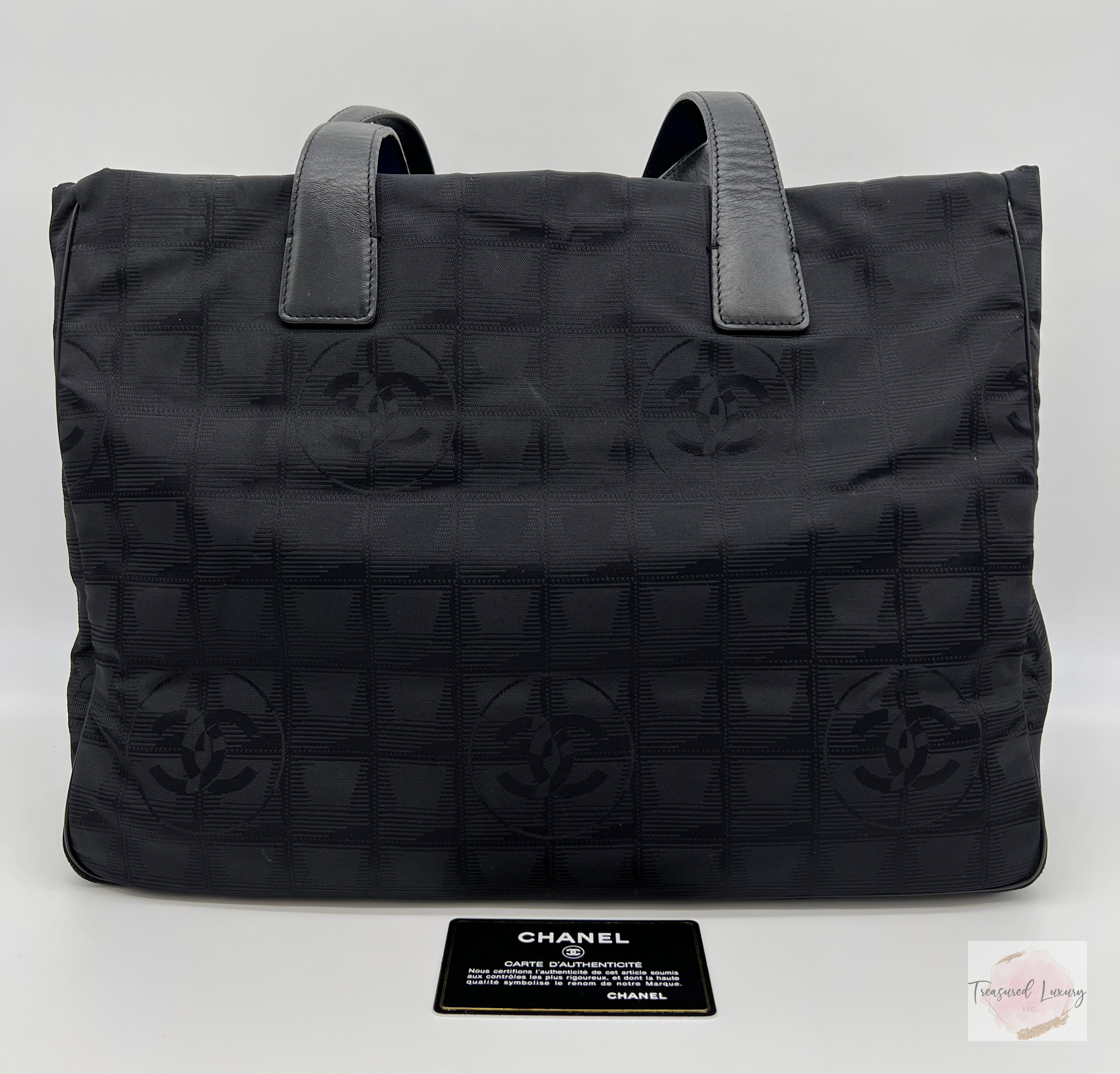 CHANEL NYLON CANVAS NEW TRAVEL LINE, BLACK