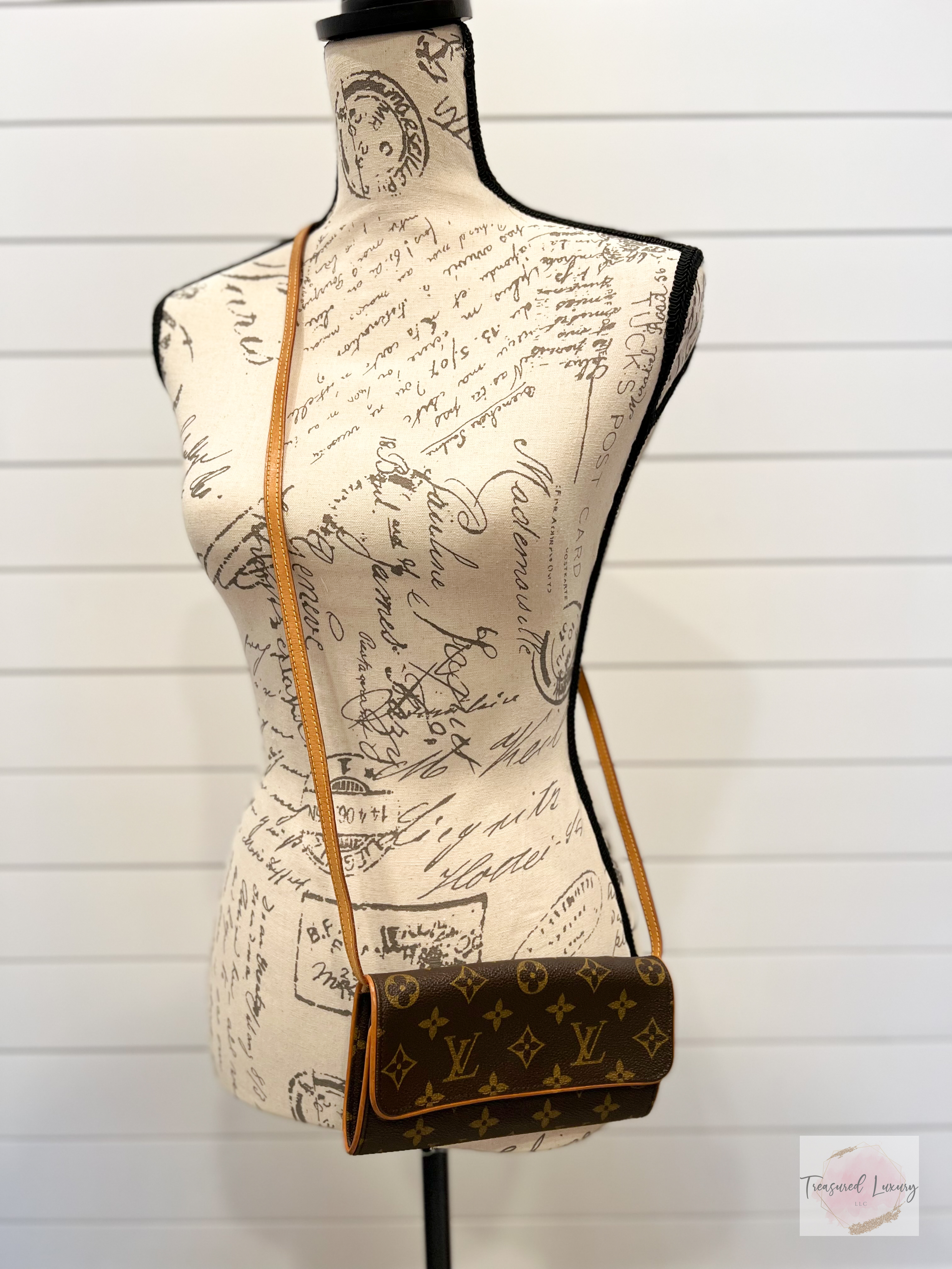 LOUIS VUITTON POCHETTE TWIN PM 2-WAY Clutch