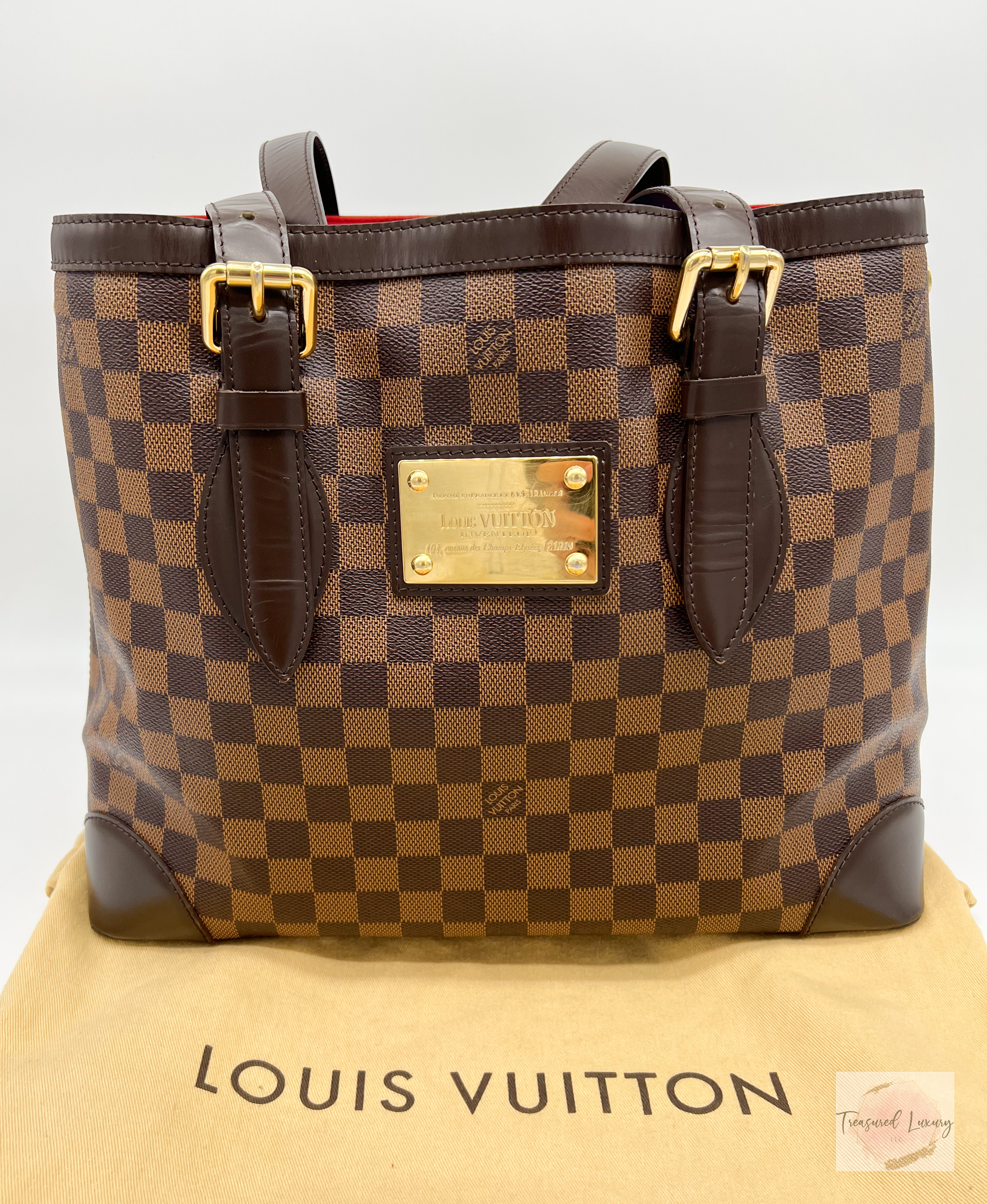 LOUIS VUITTON DAMIER EBENE HAMPSTEAD MM
