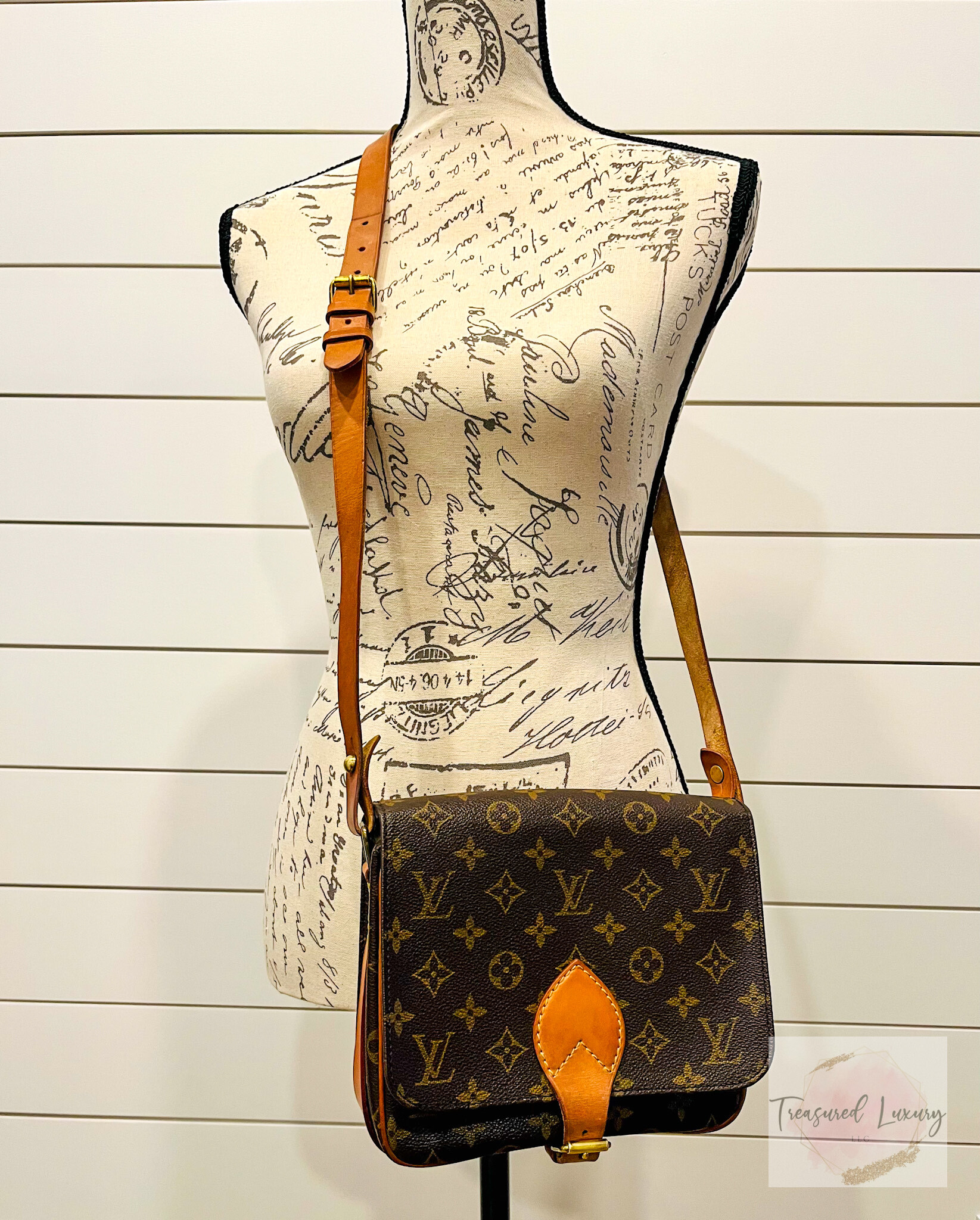 LOUIS VUITTON MONOGRAM NILE LOUIS VUITTON CARTOUCHIERE MM