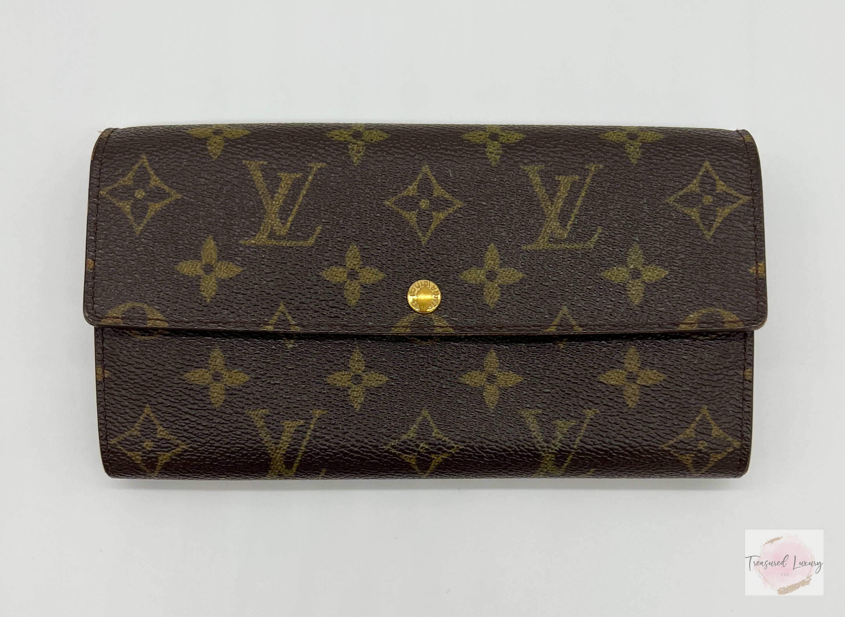LOUIS VUITTON SARAH WALLET, MONOGRAM