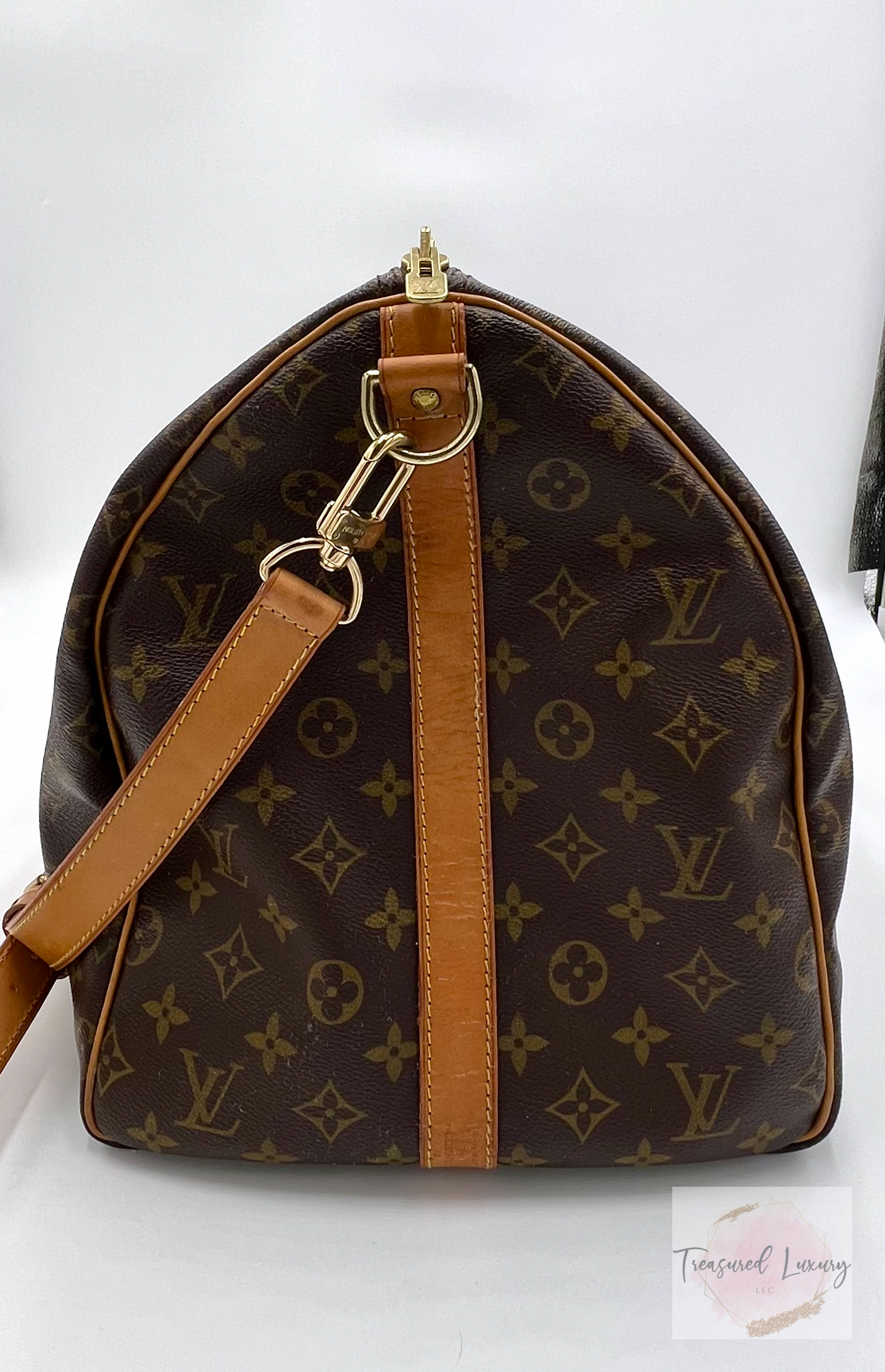 LOUIS VUITTON MONOGRAM KEEPALL BANDOULIERE 55