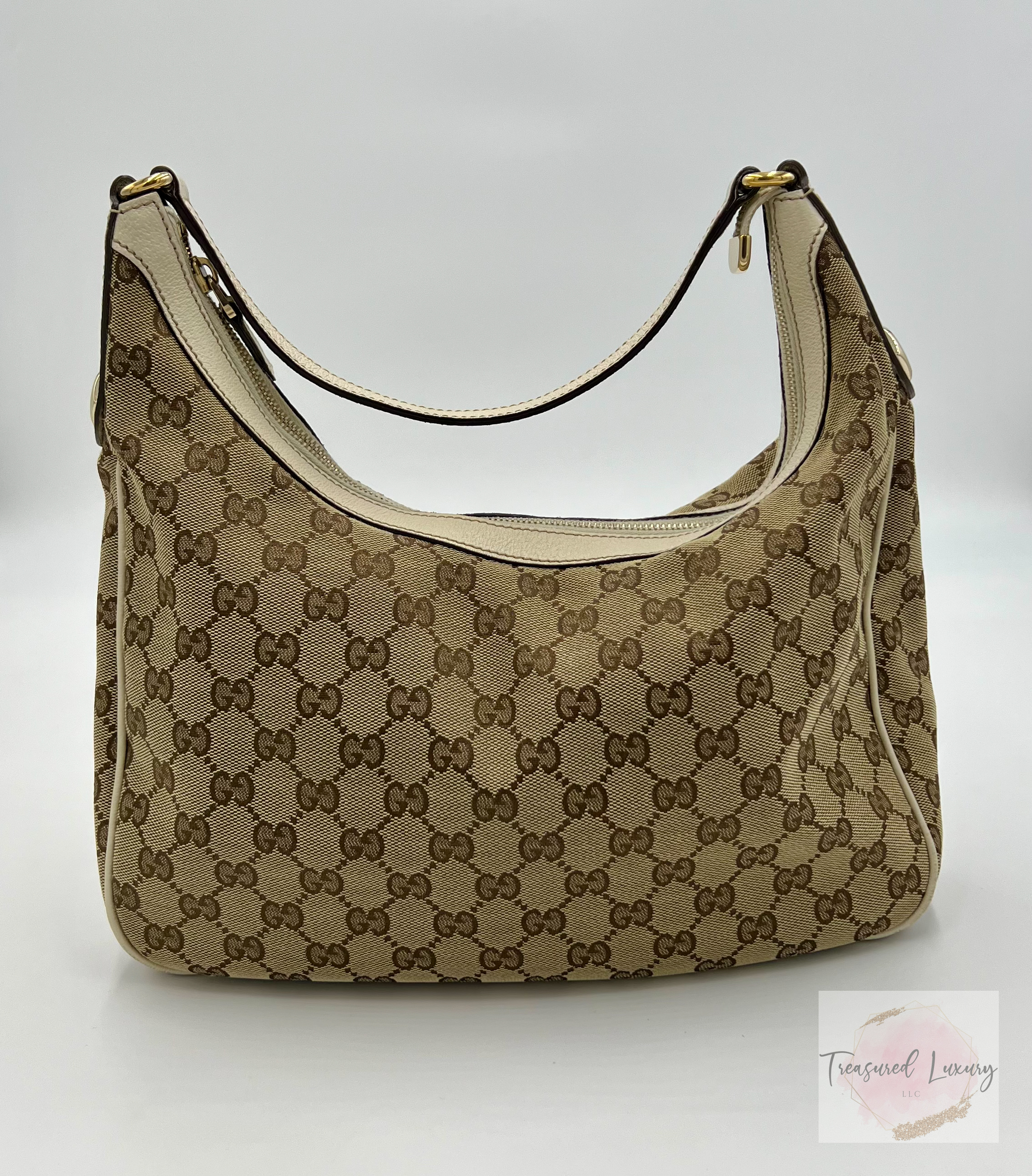 GUCCI GG CANVAS CHARMY HOBO