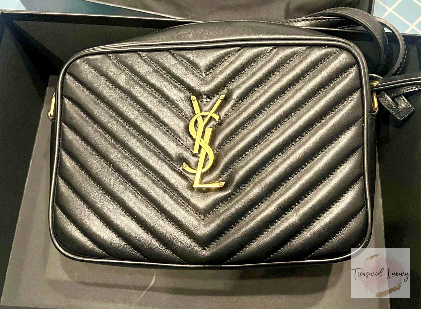 SAINT LAURENT LOU CAMERA BAG IN QUILTED LEATHER