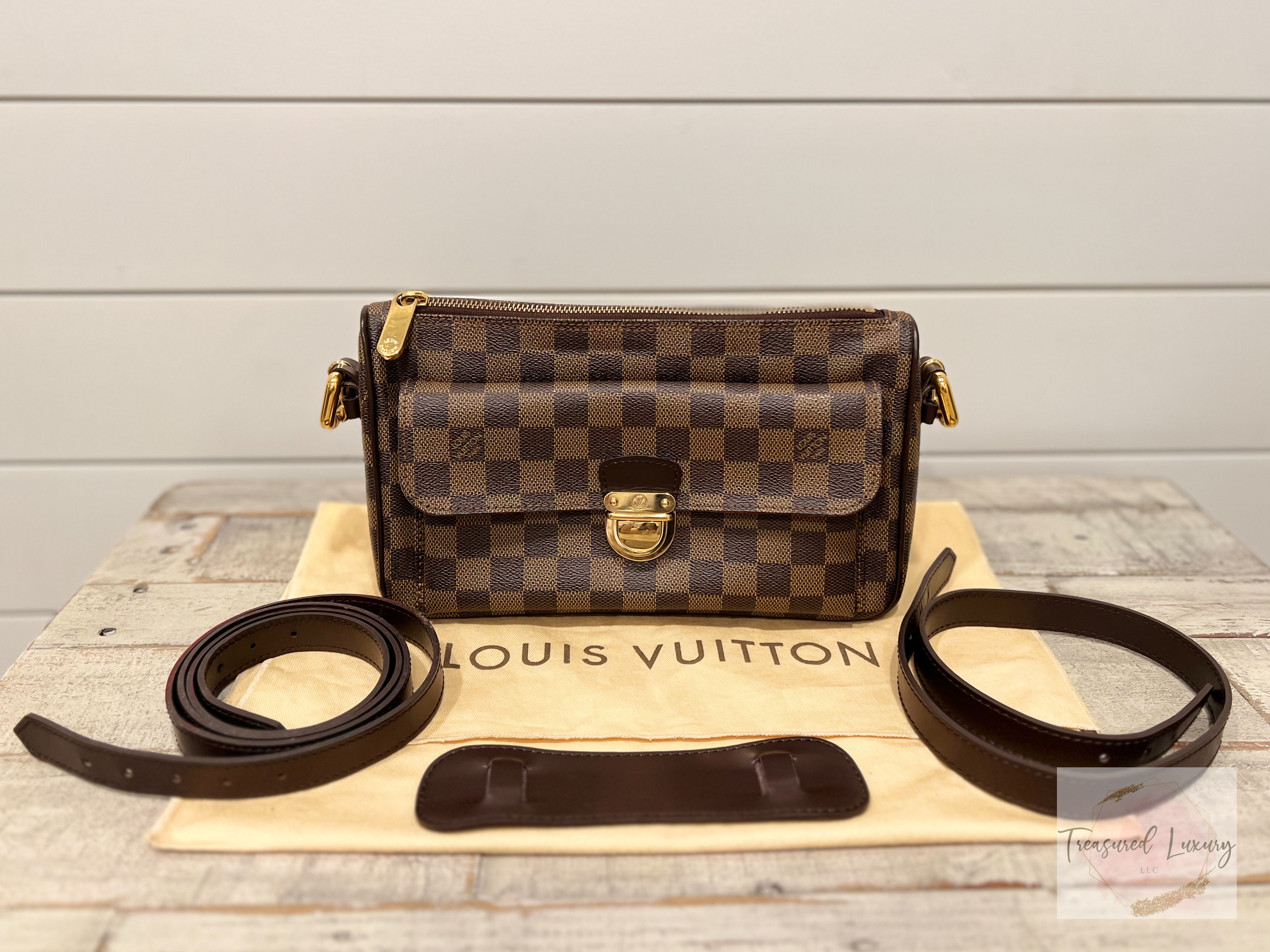 LOUIS VUITTON DAMIER EBENE RAVELLO GM