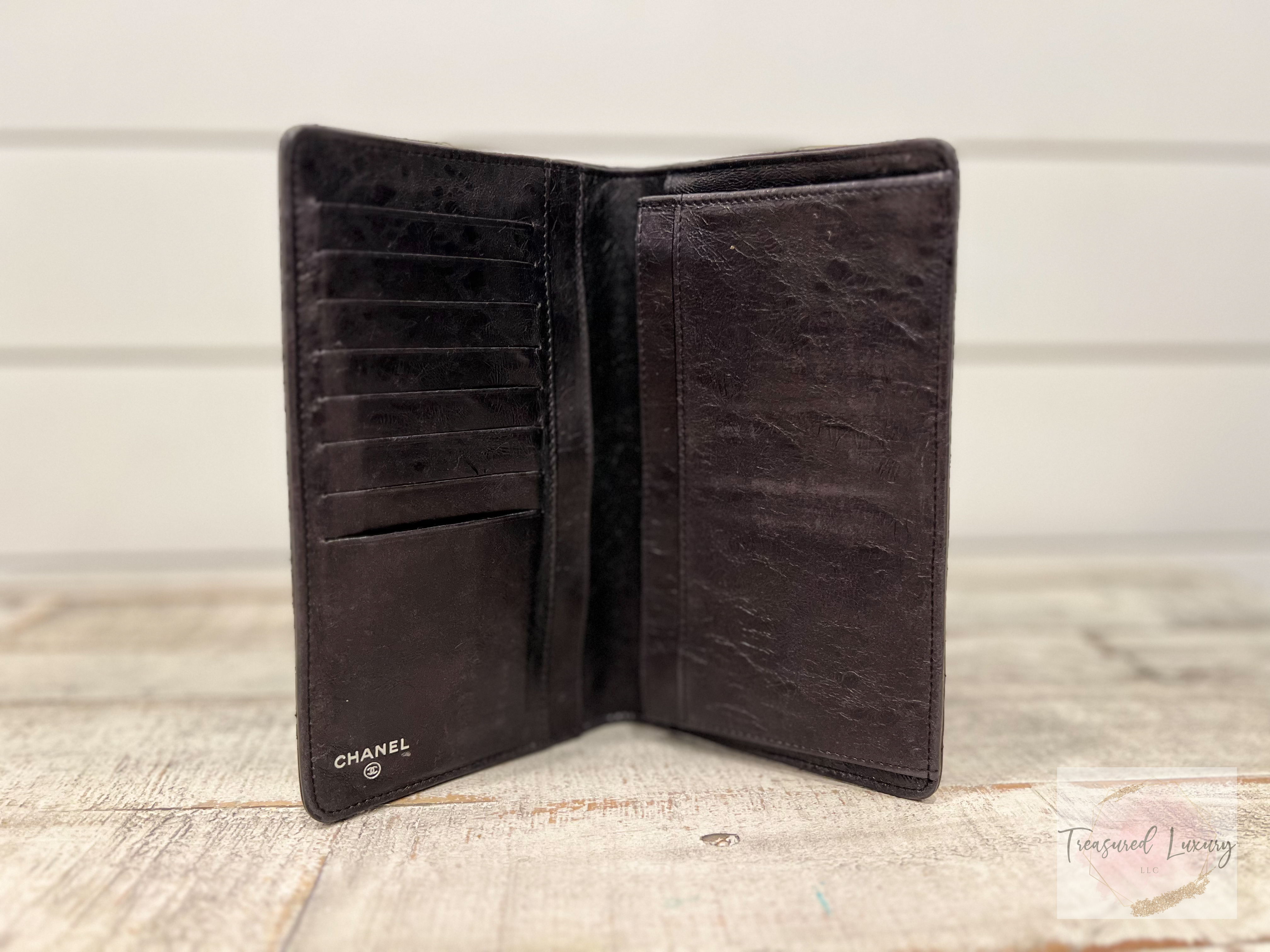 CHANEL BLACK QUILTED LEATHER REISSUE CONTINENTAL WALLET