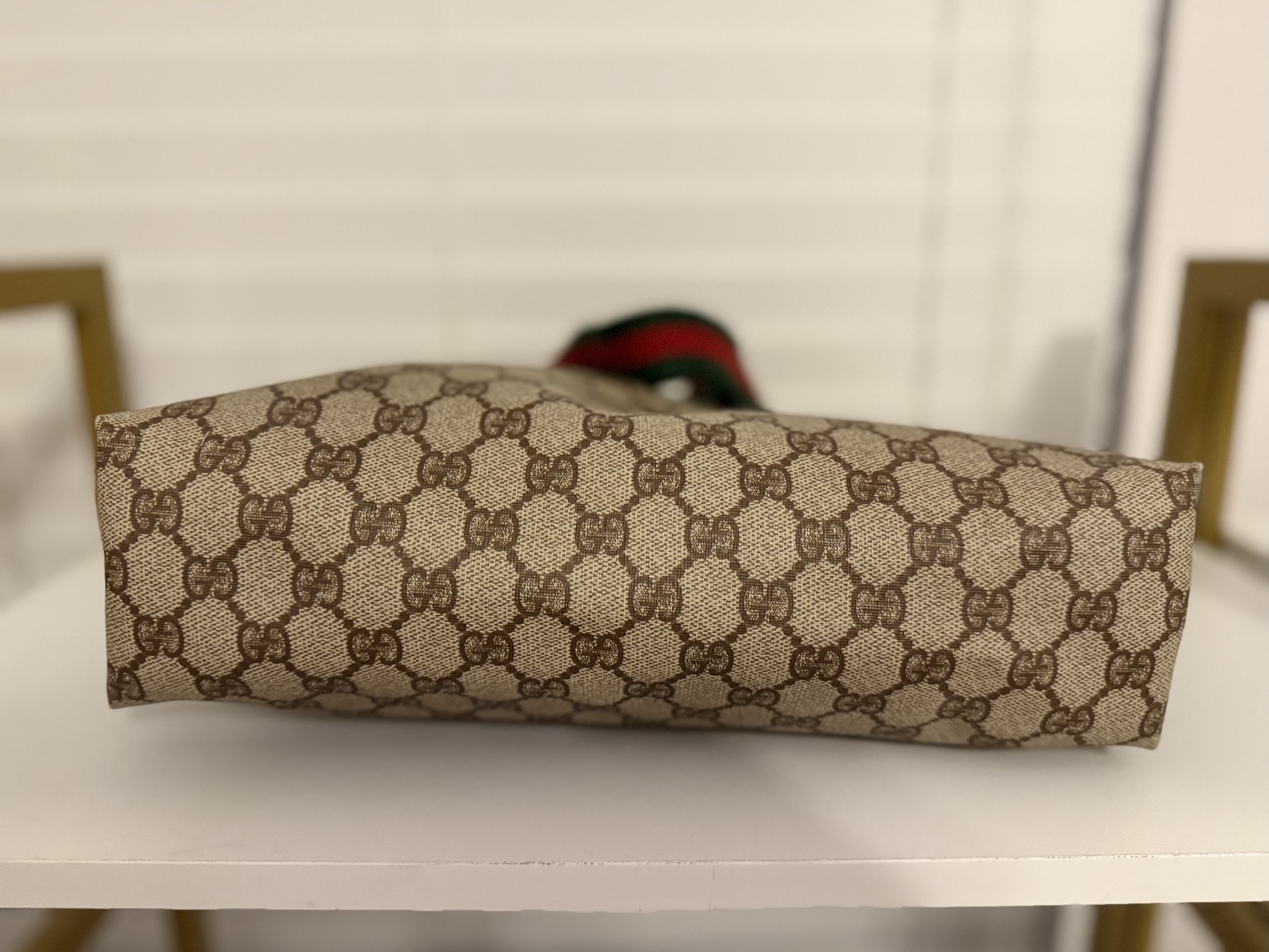 GUCCI GG SUPREME SHERRY LINE TOTE VINTAGE 