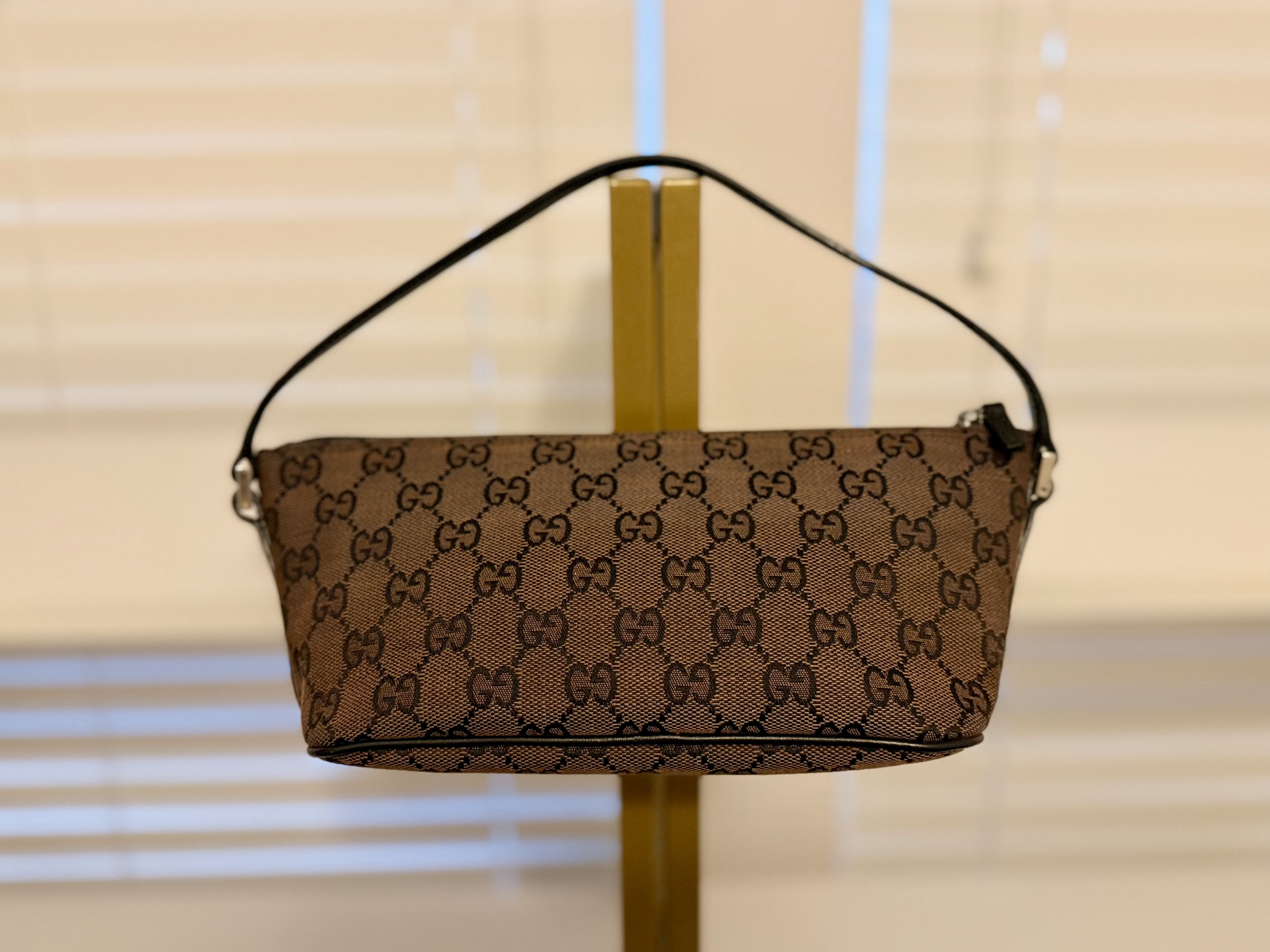 GUCCI GG MONOGRAM BOAT POCHETTE