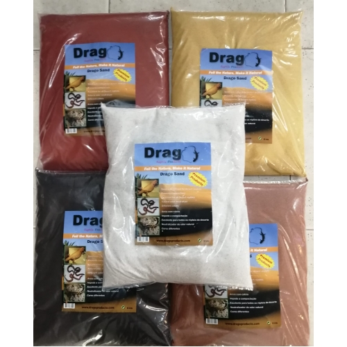 Substrato areia cálcio cores 5,2 kg