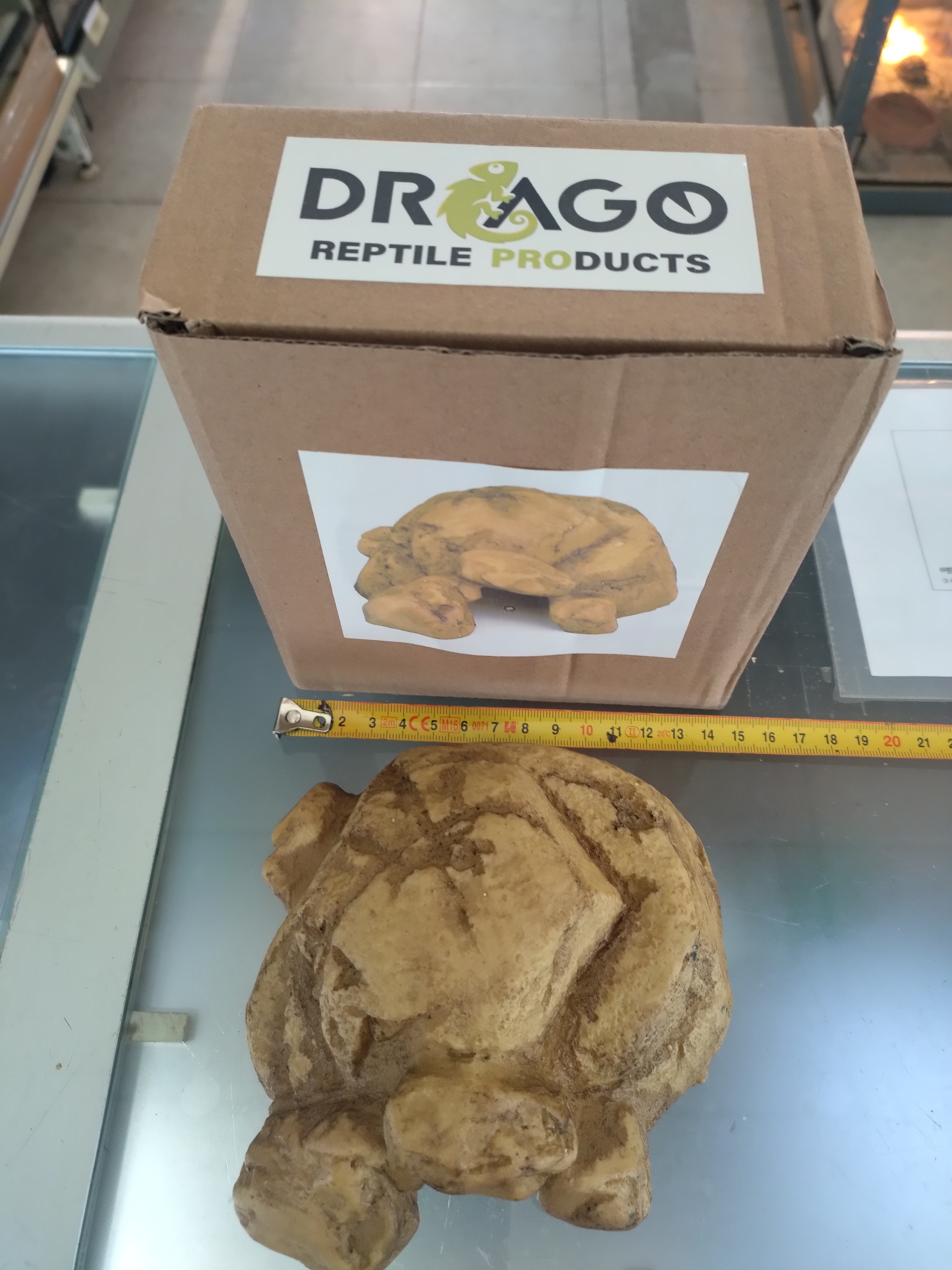 Gruta natural para cobras e lagartos