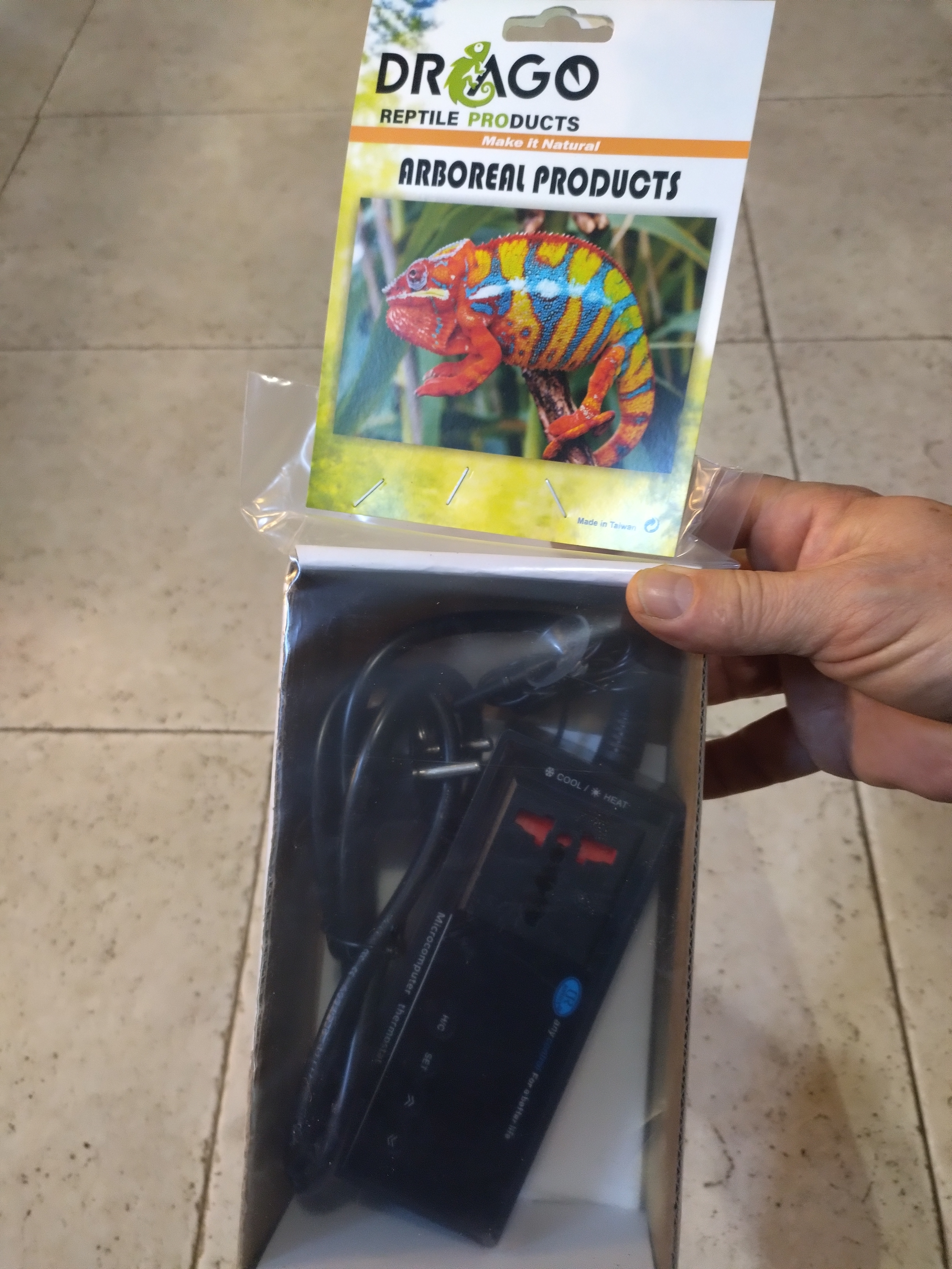 Termostato-Controlador de Temperatura para repteis