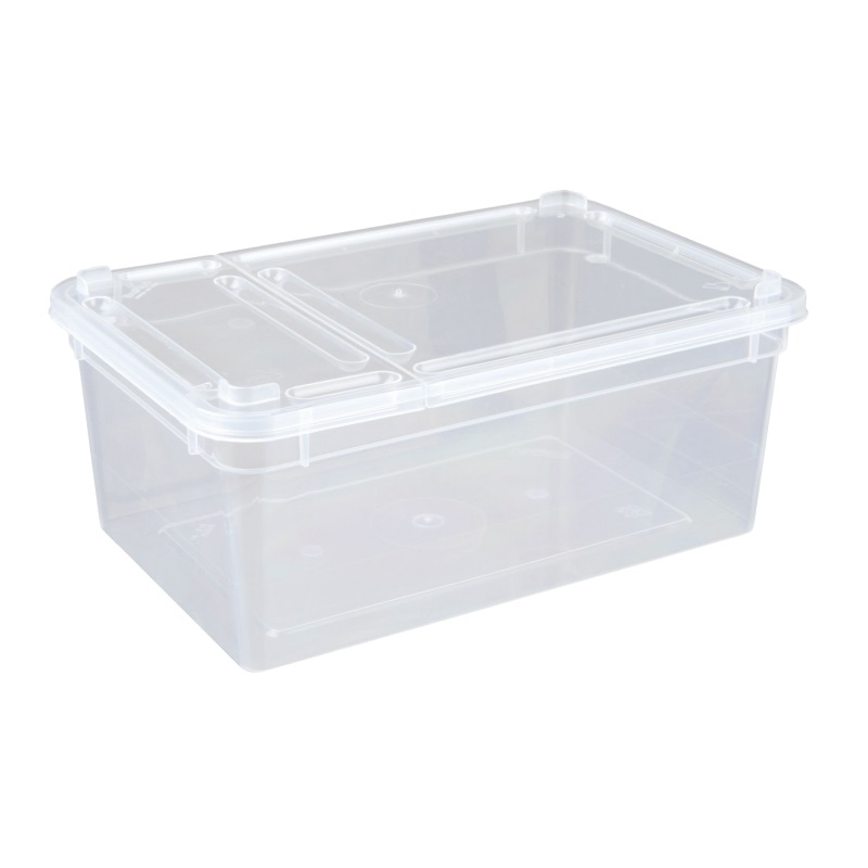 Box alimento plástico perfurada 19x12x8 cm