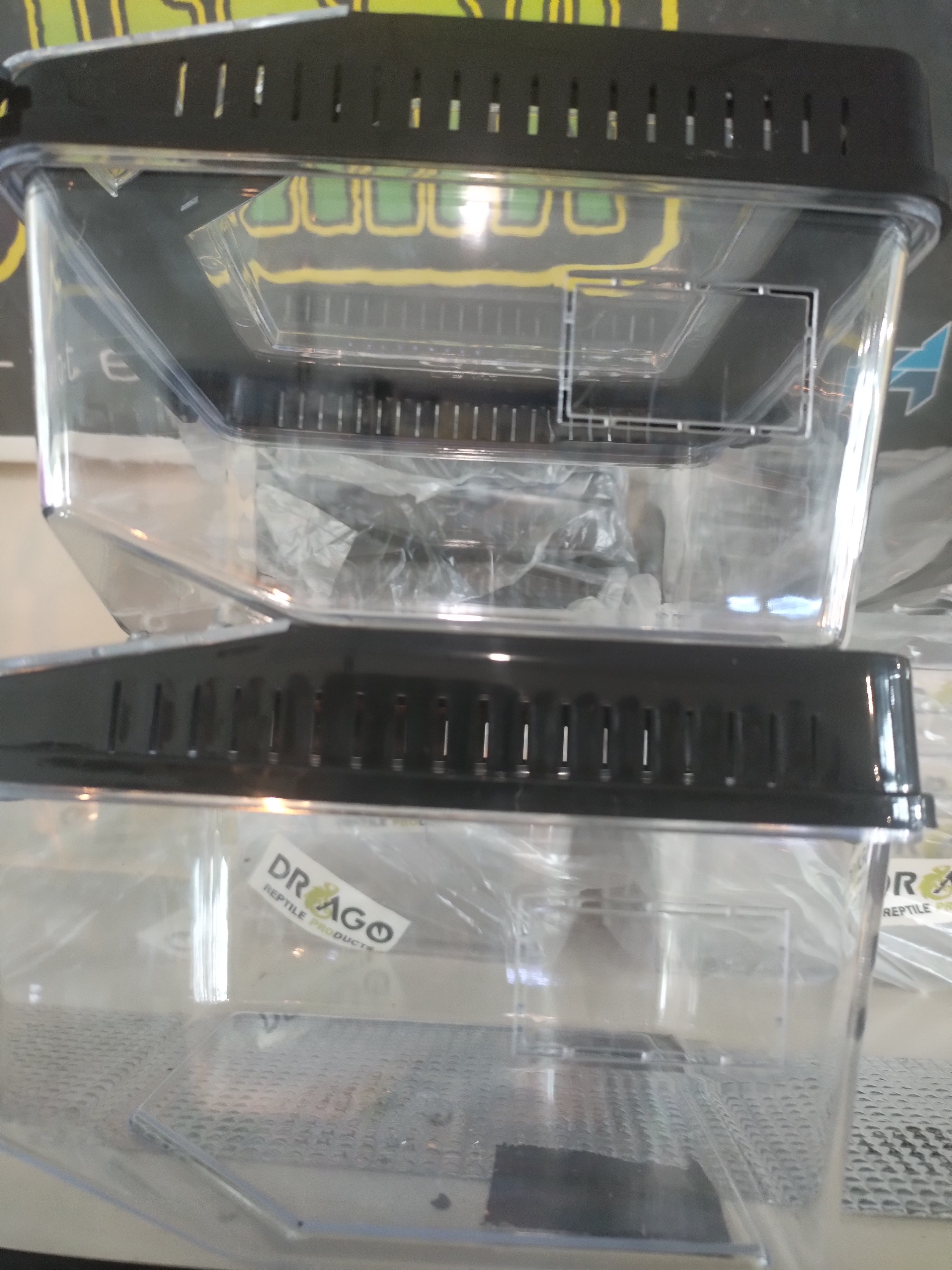 Caixa Acrílica para alimento vivo