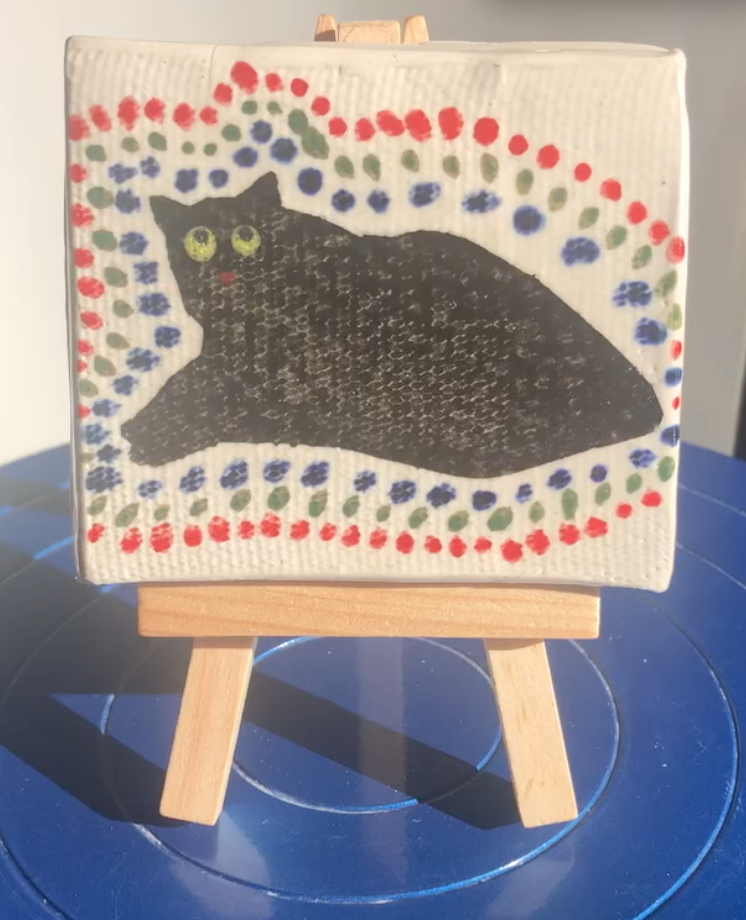 Black Cat Tile  — Two Options