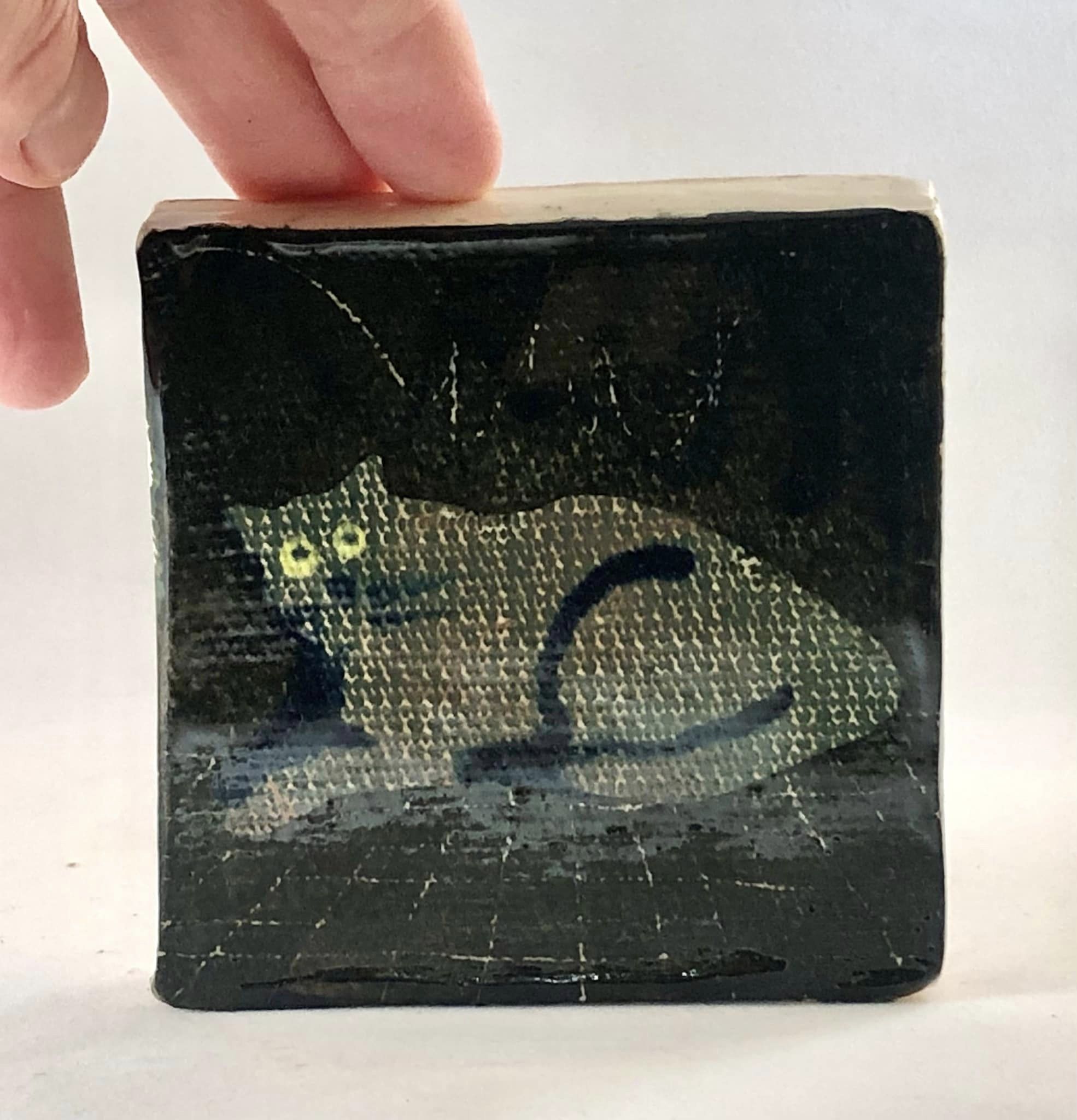 Black Cat Tile  — Two Options
