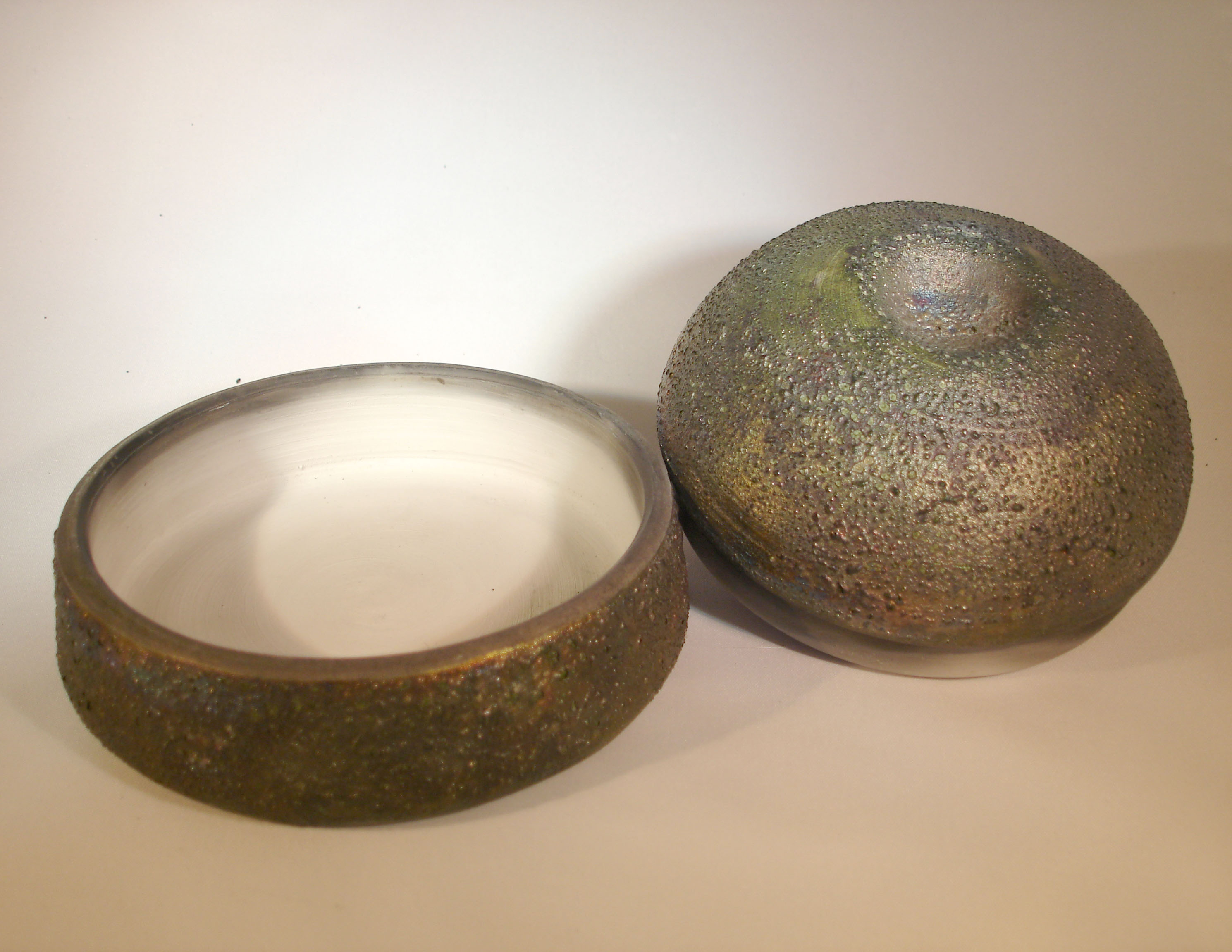 Copper Matt Raku Stash Box