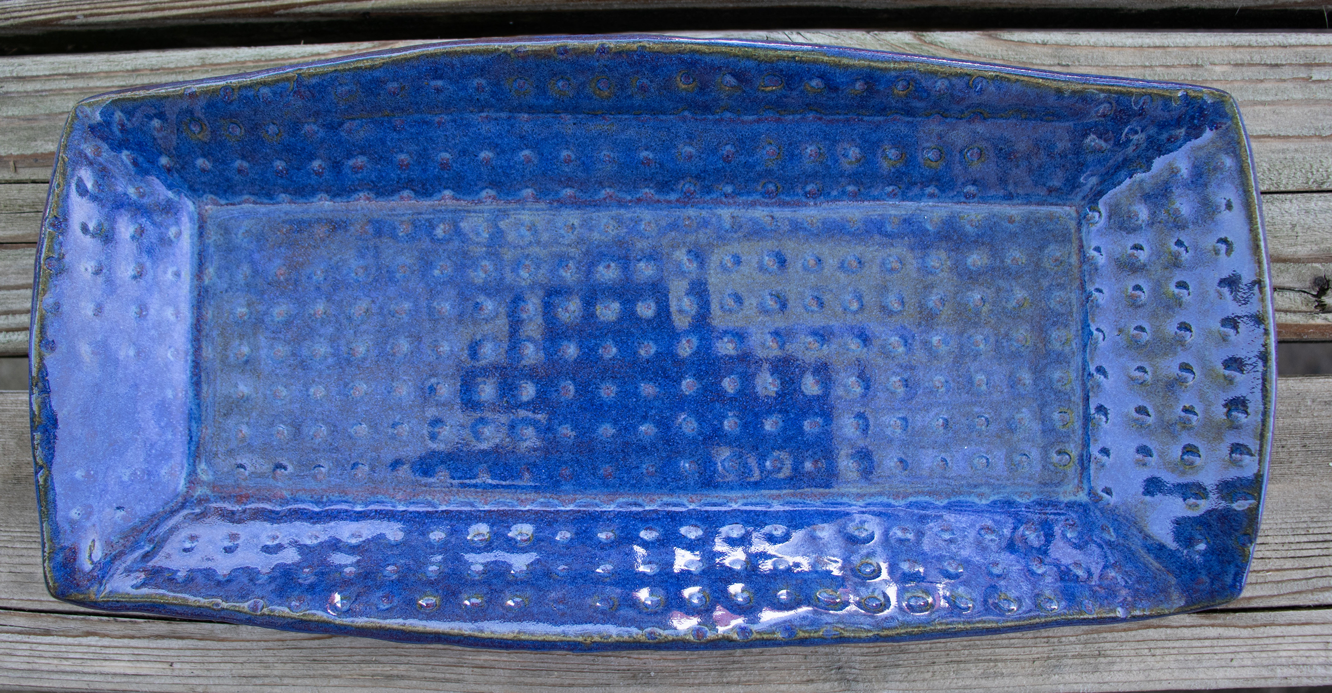 Blue Dot Tray