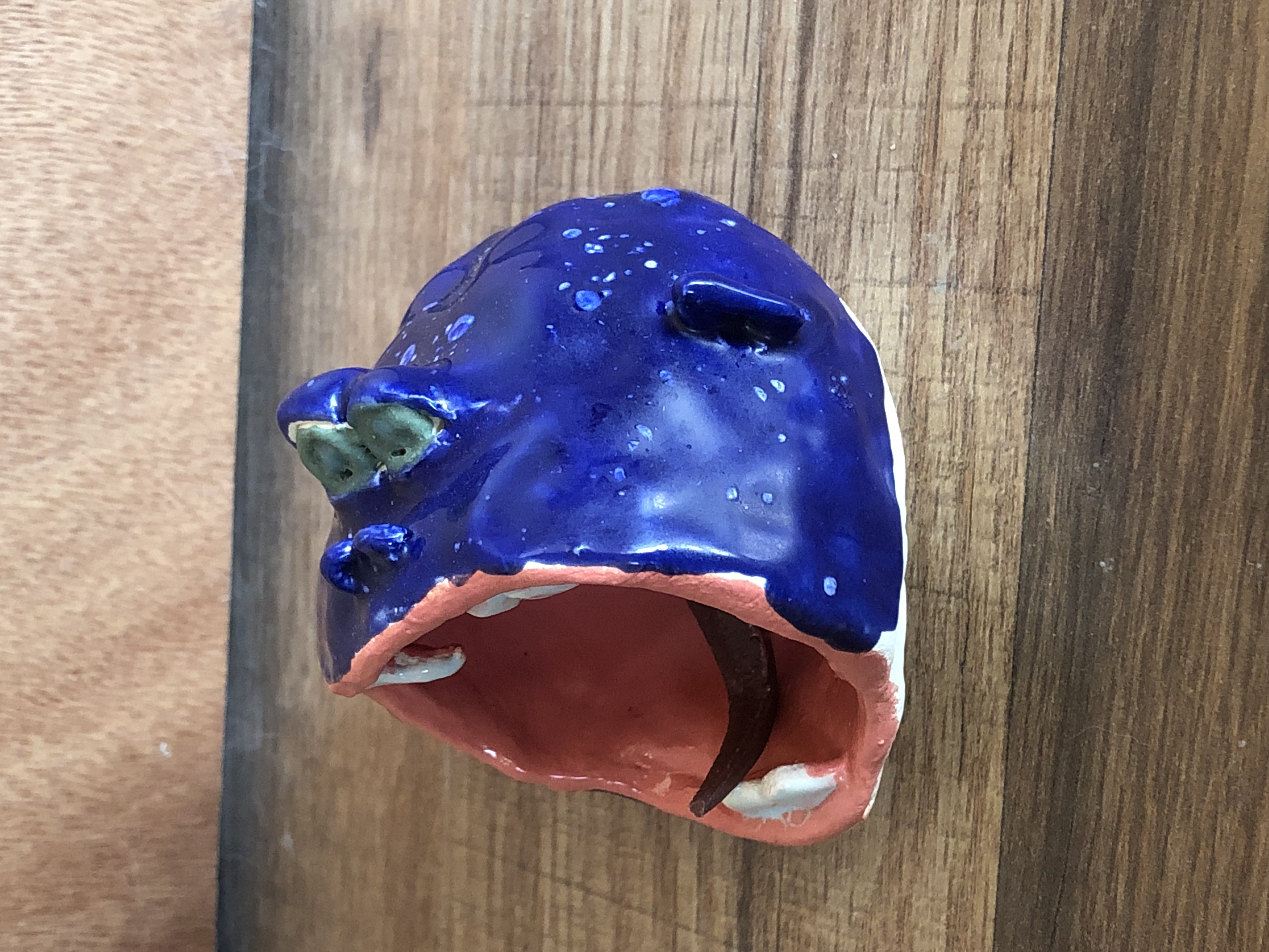 Handmade Ceramic Monster Heads