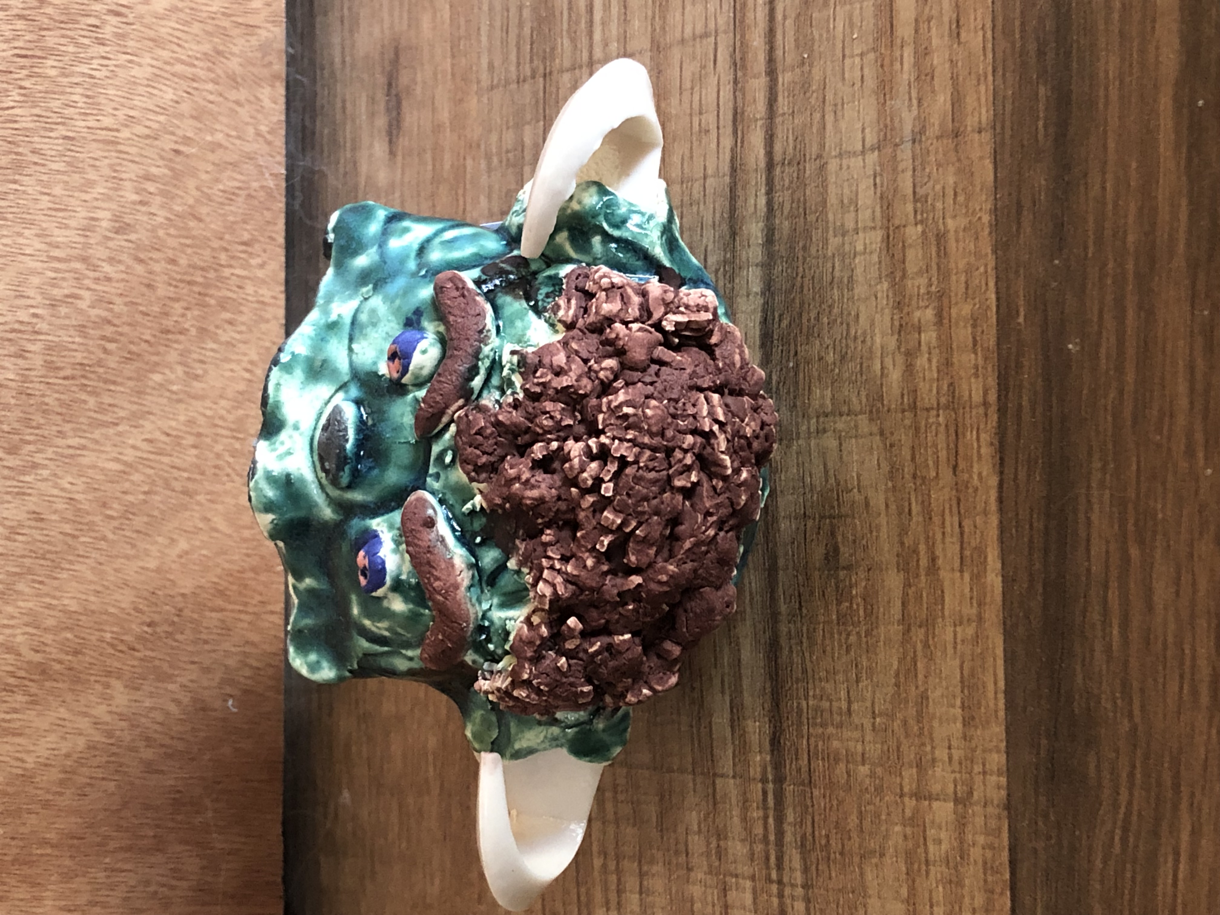 Handmade Ceramic Monster Heads