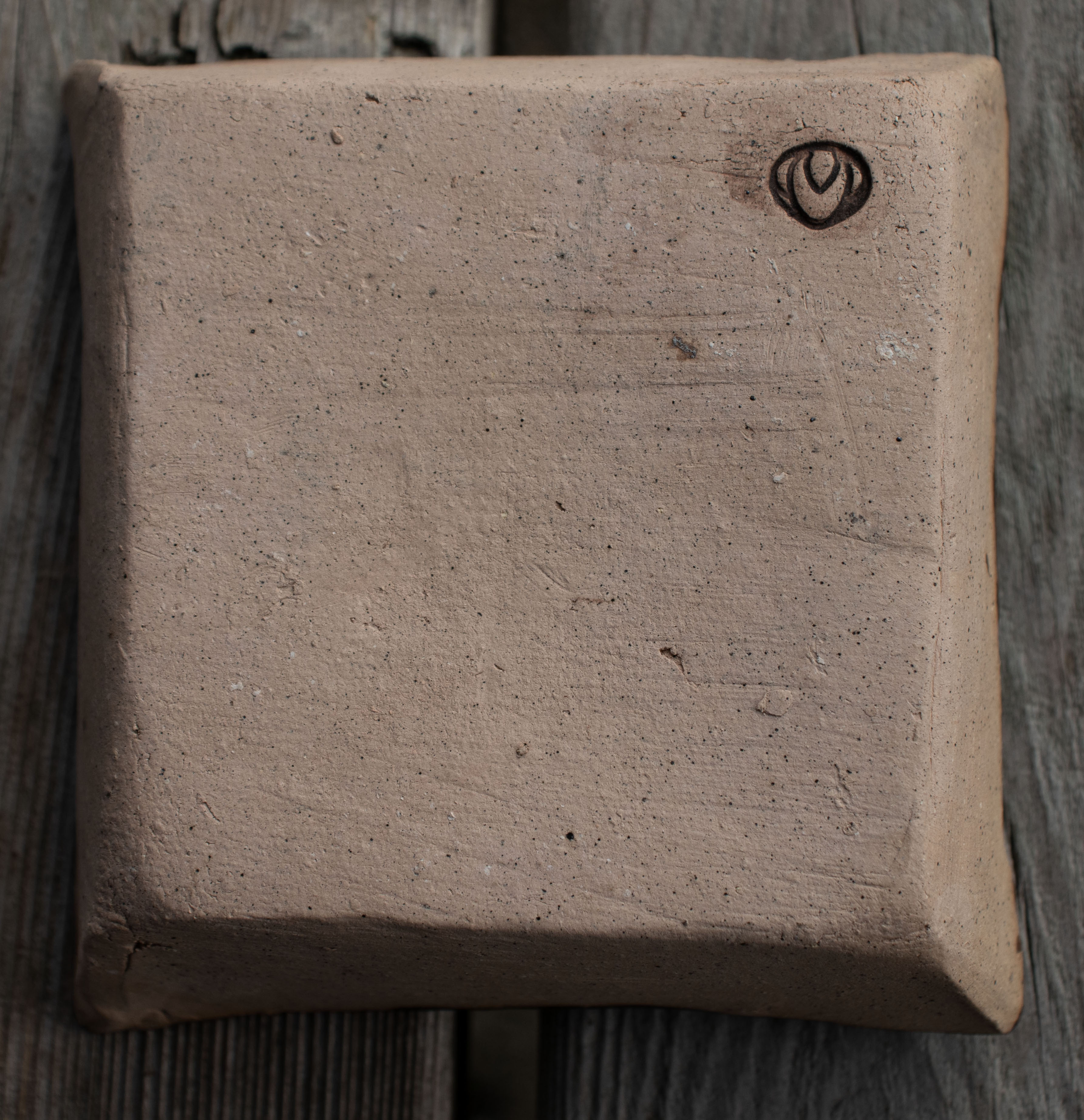 Small Handbuilt Stoneware Imprinted Soap/Snack/Trinket Dishes