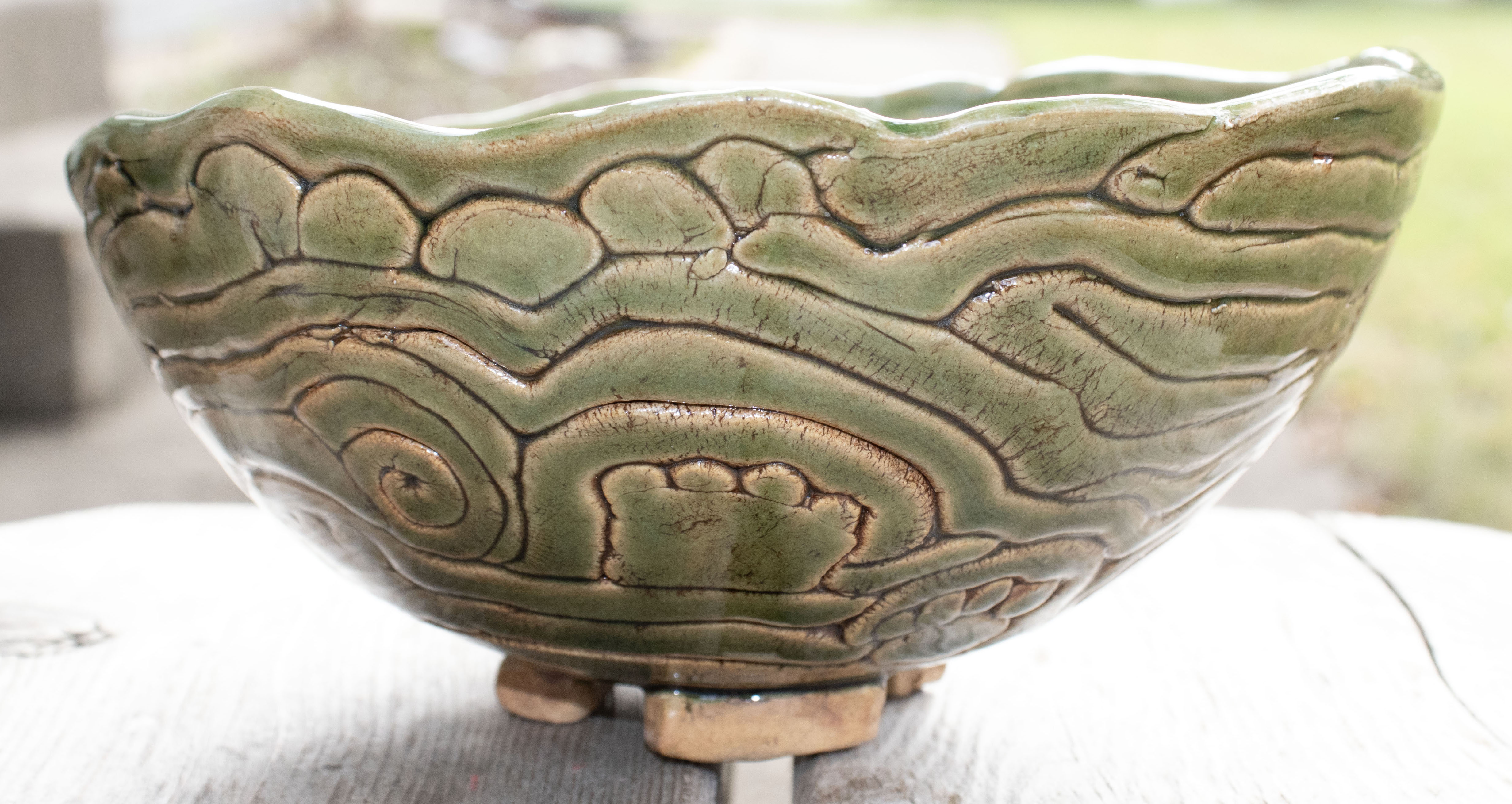 Bowl — Handmade Stoneware - 3 Bar Feet