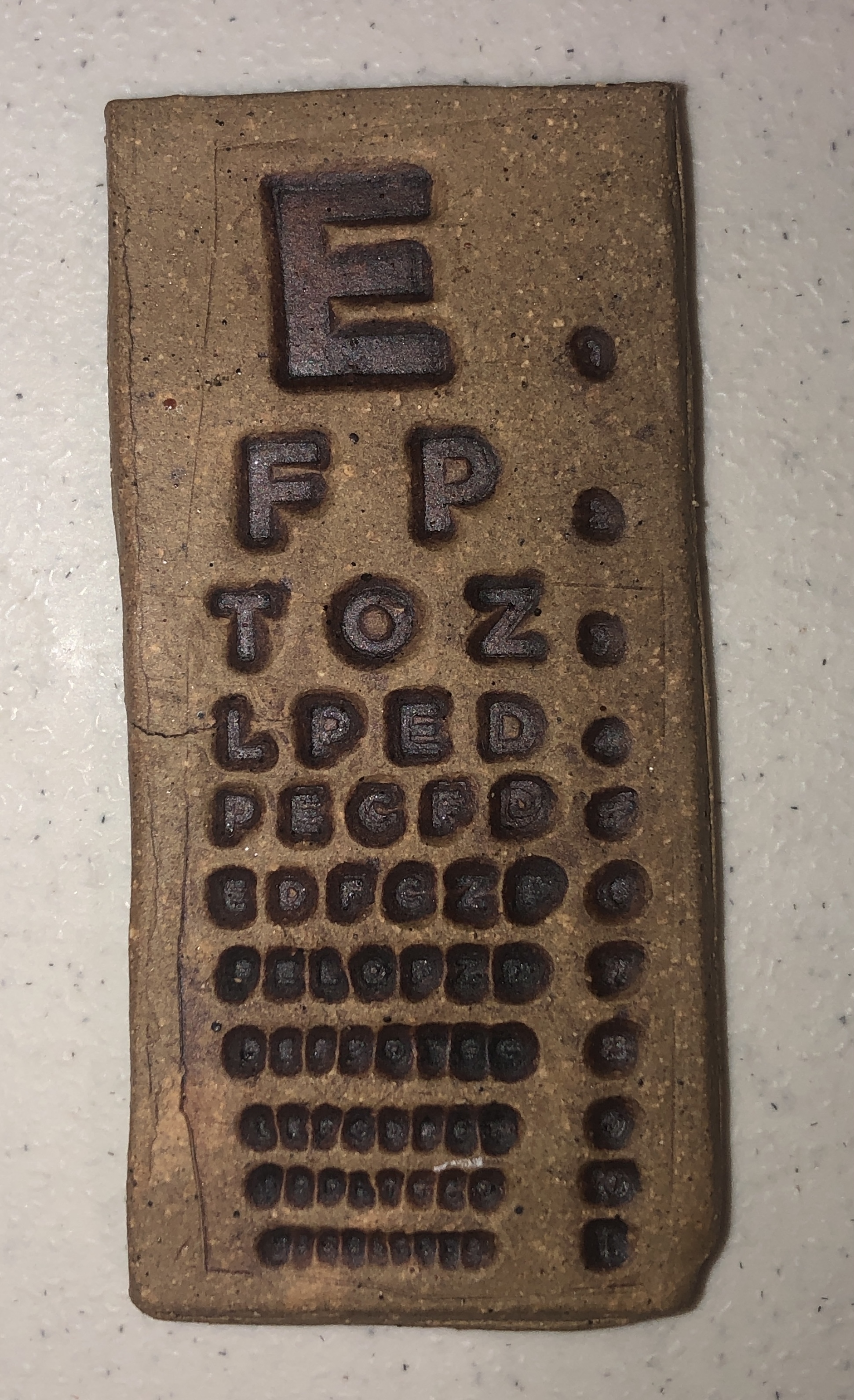 Handbuilt Stoneware Refrigerator Magnets, Large