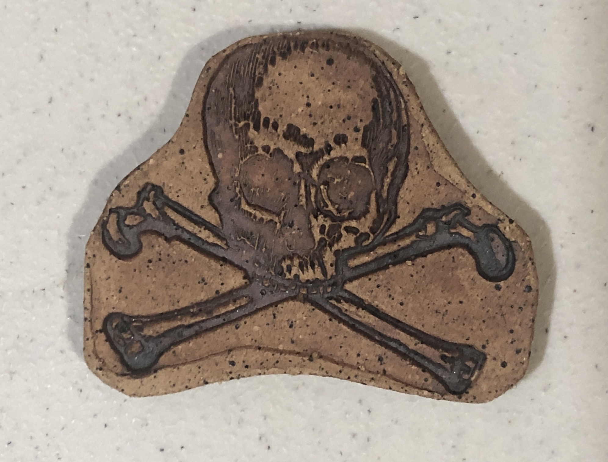 Handbuilt Stoneware Refrigerator Magnets, Medium