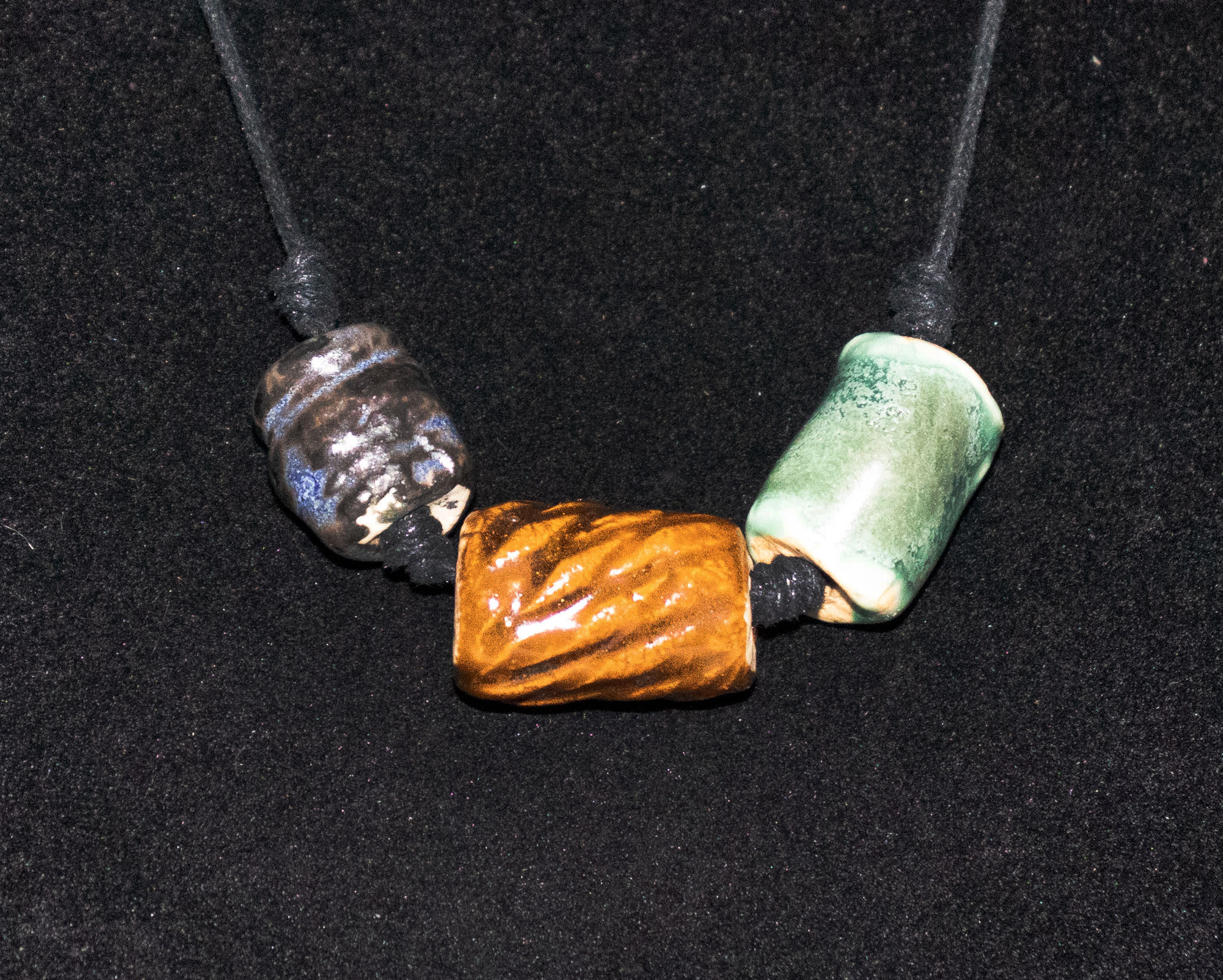 Handcrafted Ceramic Bead Necklace