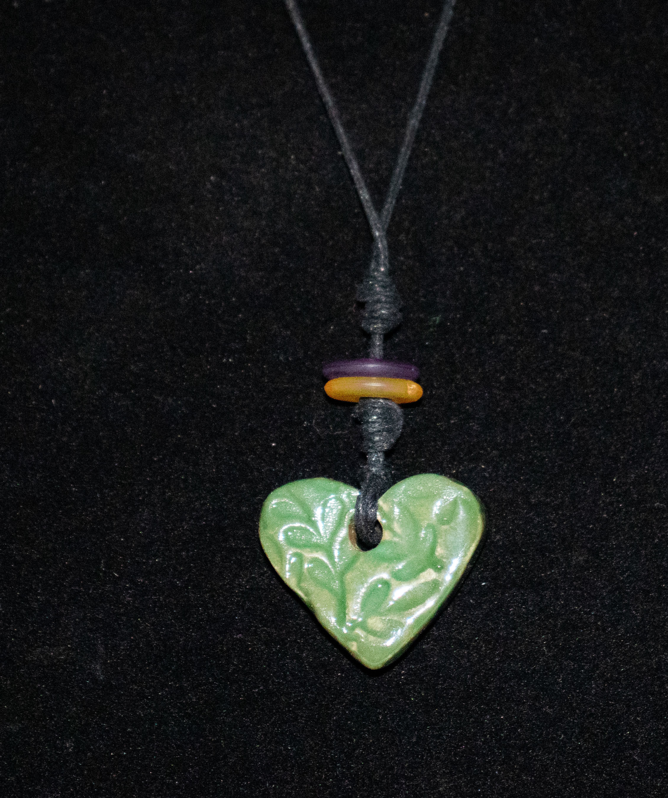 Handcrafted Ceramic Heart Necklace