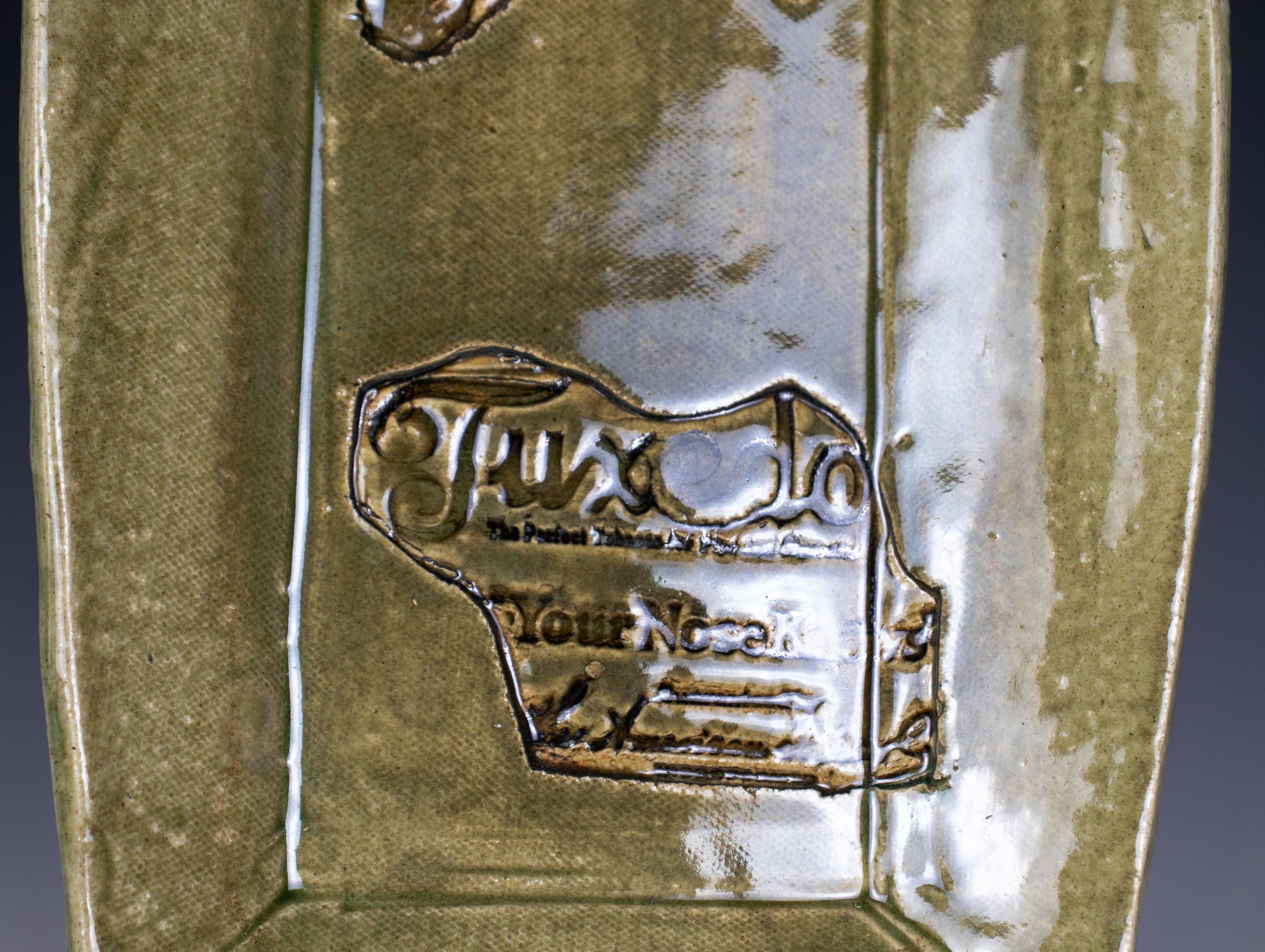 Two Trays with Old School Tobacco Ad Imprints