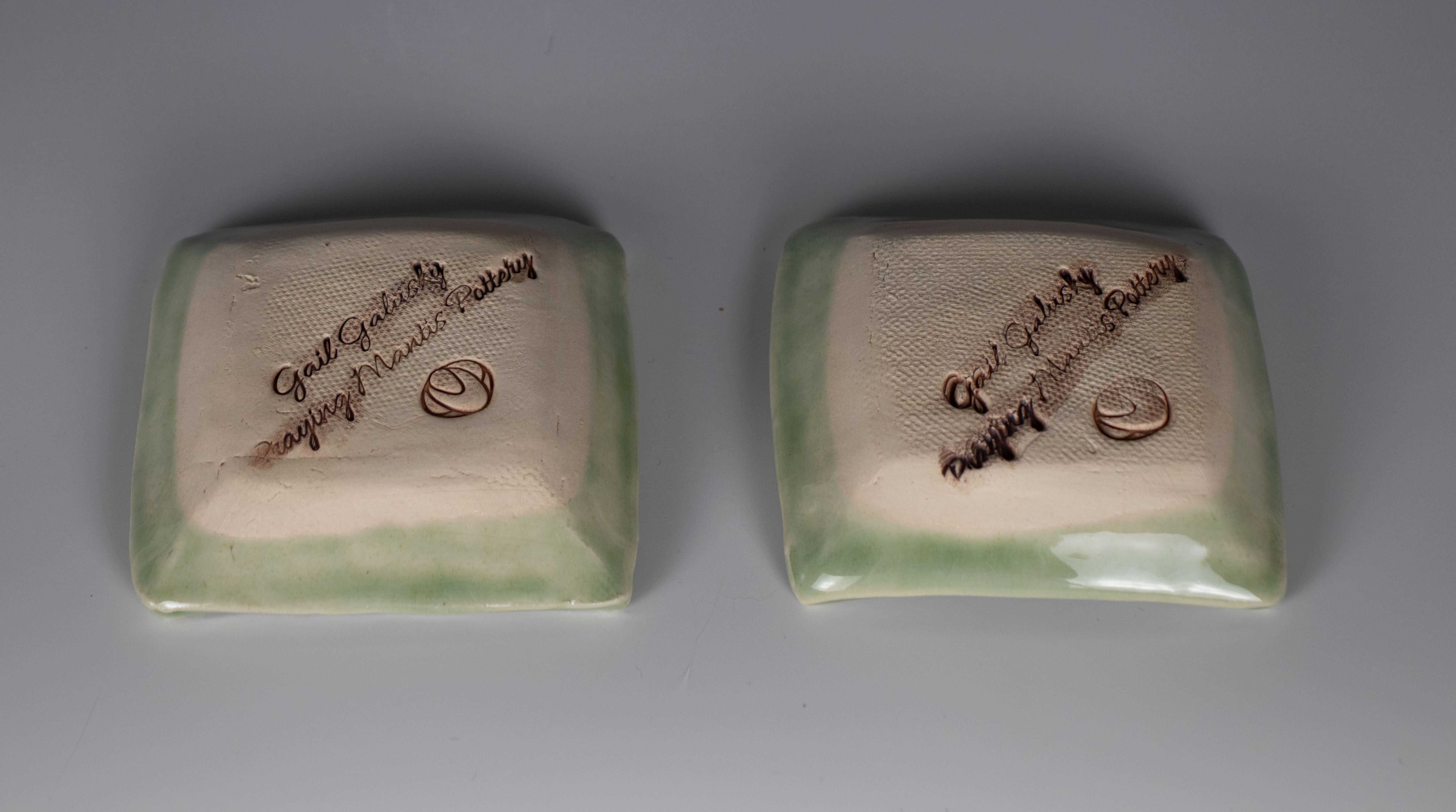 Celadon Green Trinket Dishes